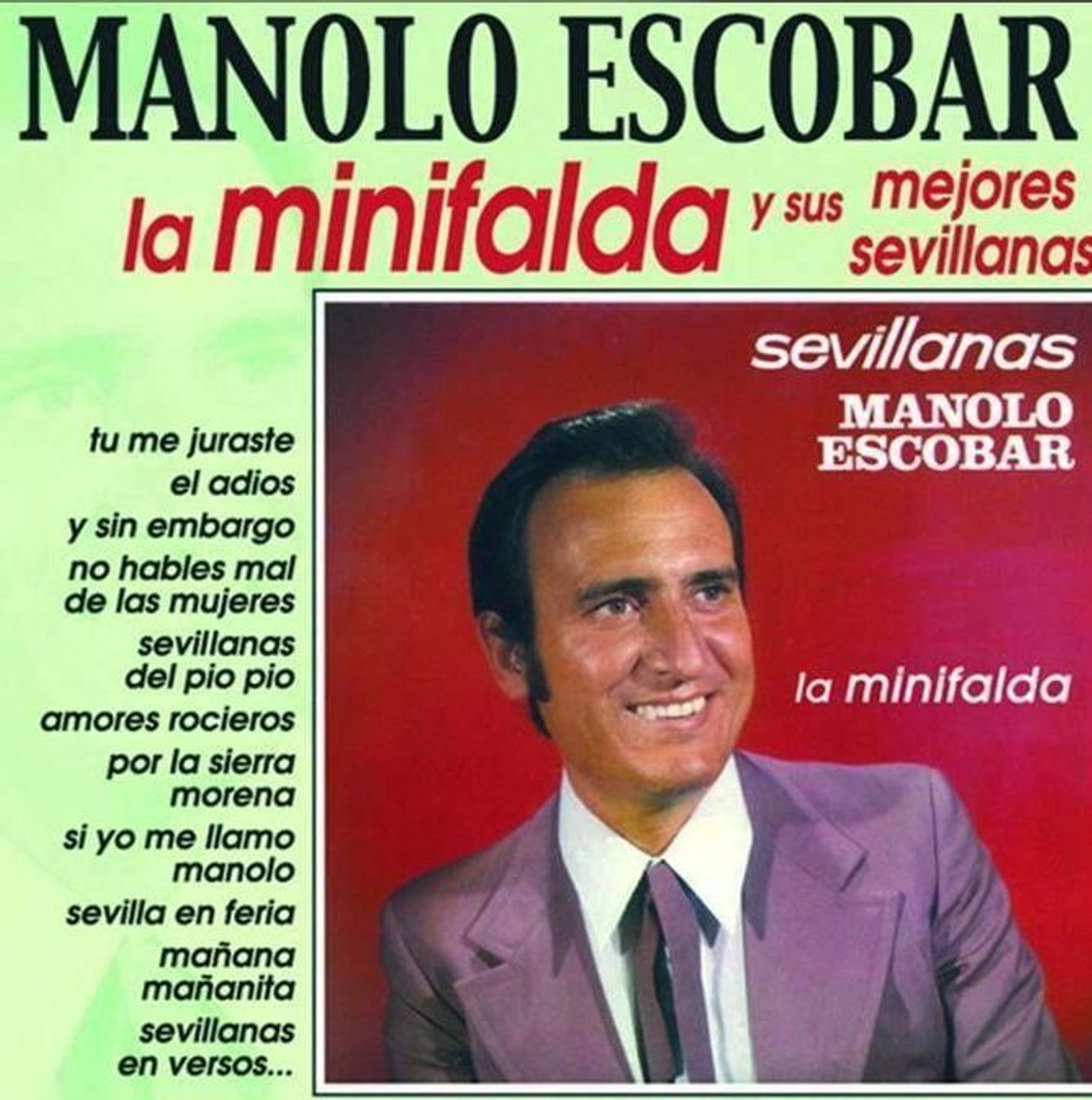 Portada del disco de Manolo Escobar
