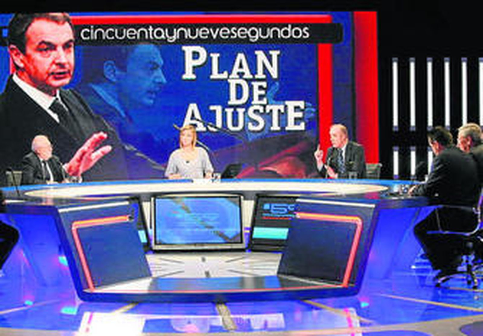 Uno de los programas afectados, '59 segundos', en una emisión de 2010.