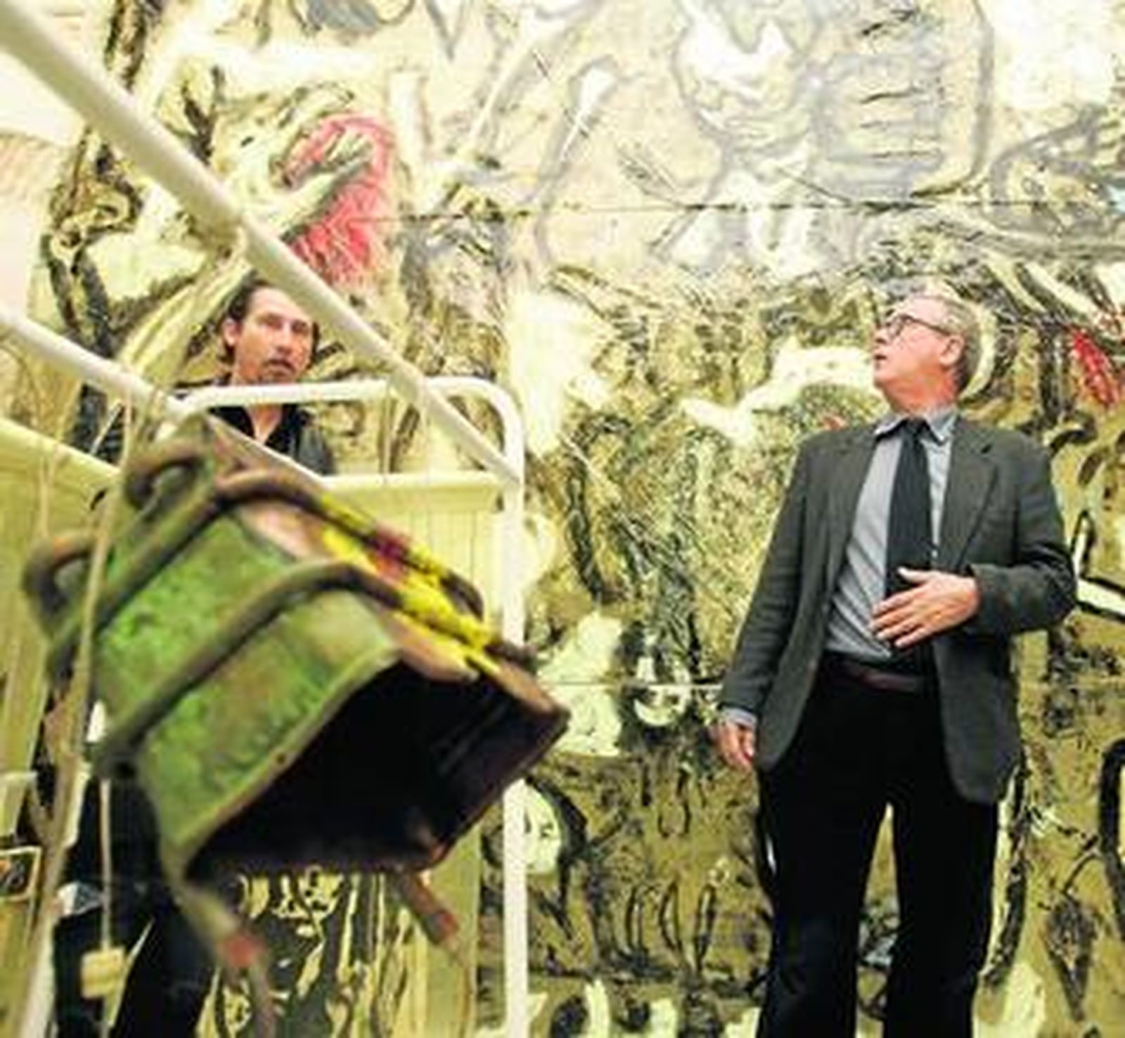 La obra de Marcos Bontempo fue inaugurada ayer en la Capilla de Santa Catalina.