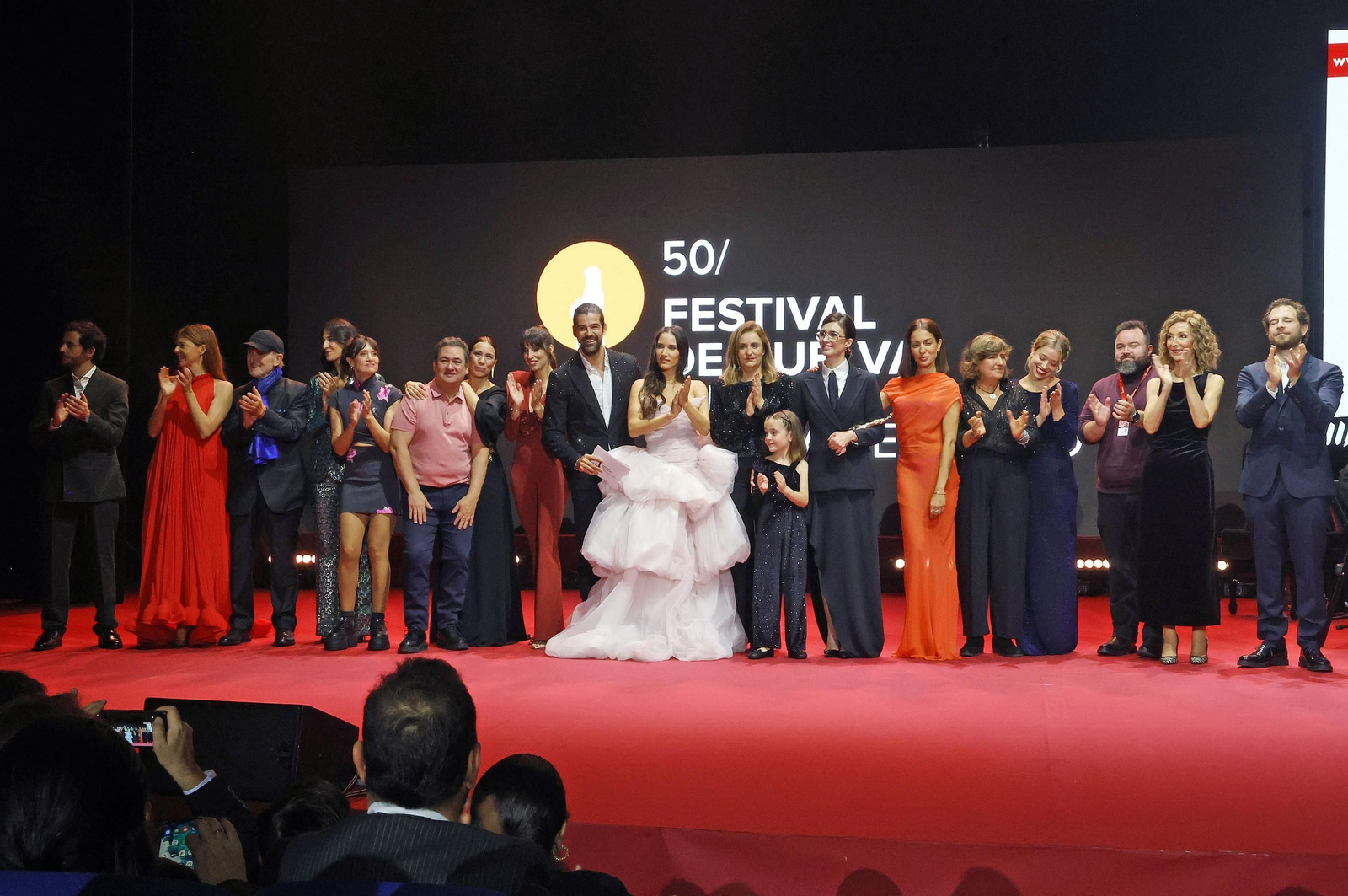 Imágenes de la gala inaugural de la 50 edición del Festival de Huelva Cine Iberoamericano