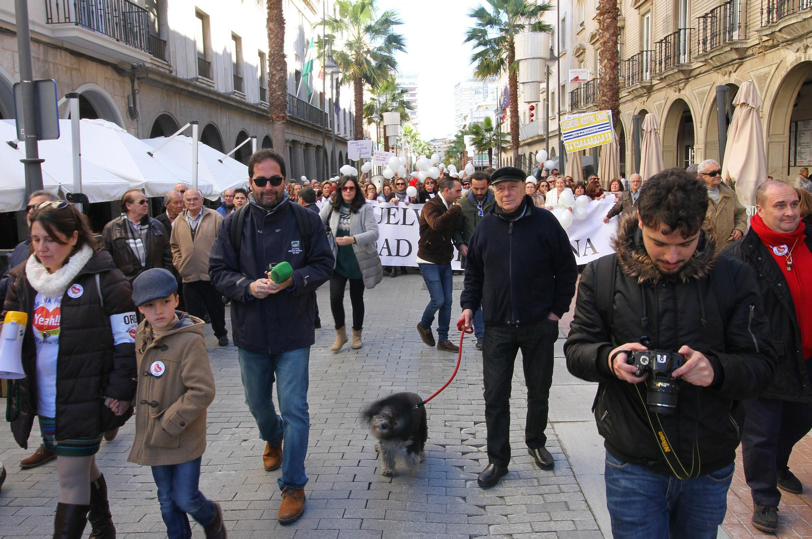 La marea blanca, en Huelva