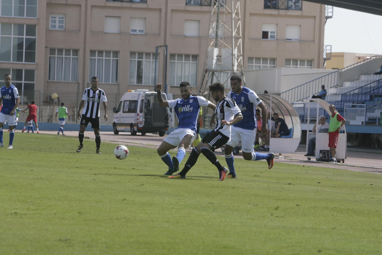 Las imágenes del Melilla-Balona