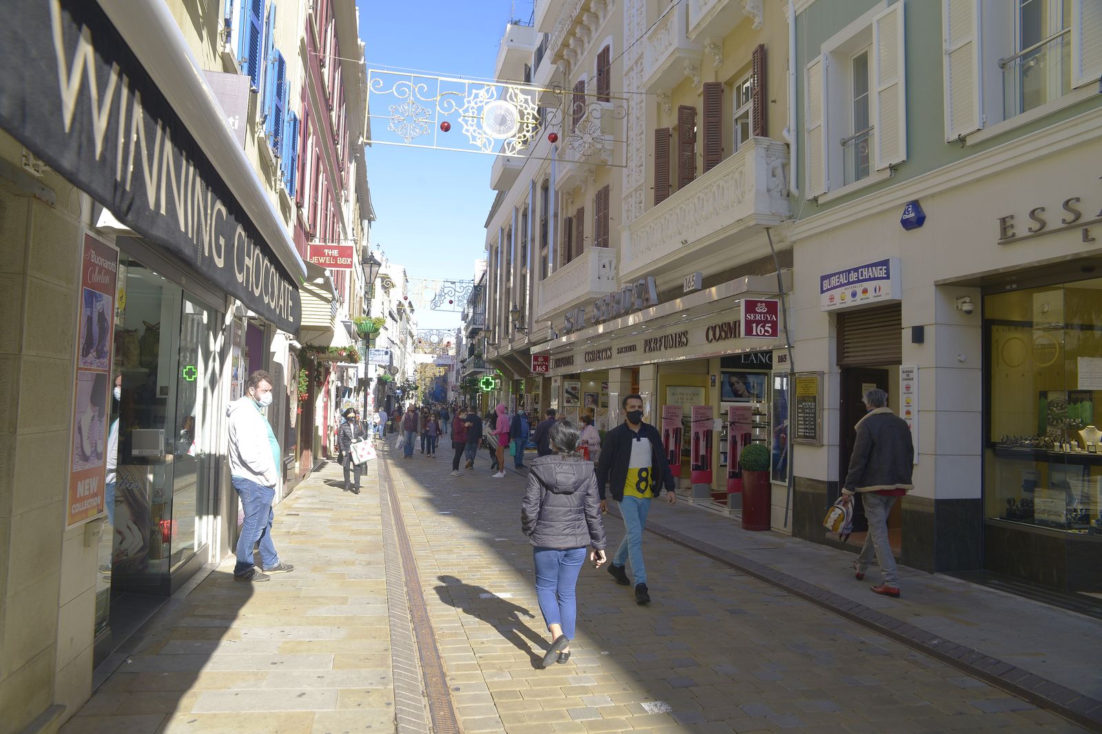 Fotos de Gibraltar en los días previos a la Navidad y el Brexit