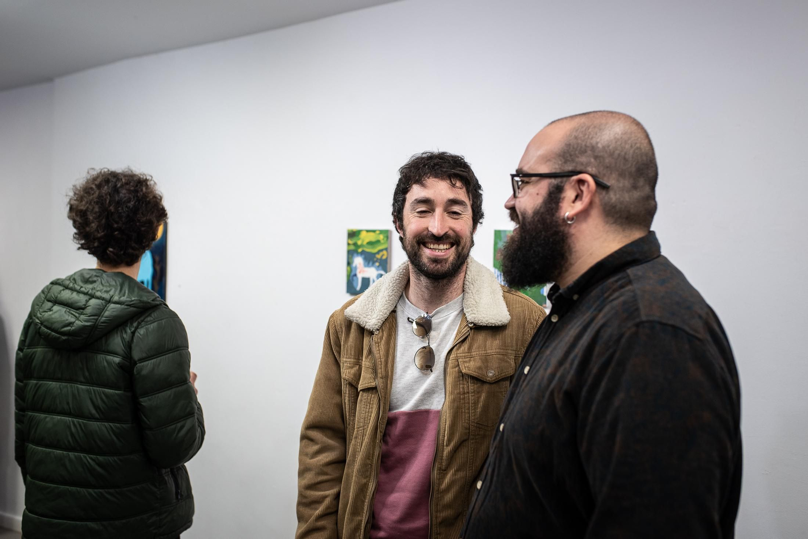 Imágenes de la inauguración de la exposición de Agus Díaz Vázque " Y bebió agua de una fuente"