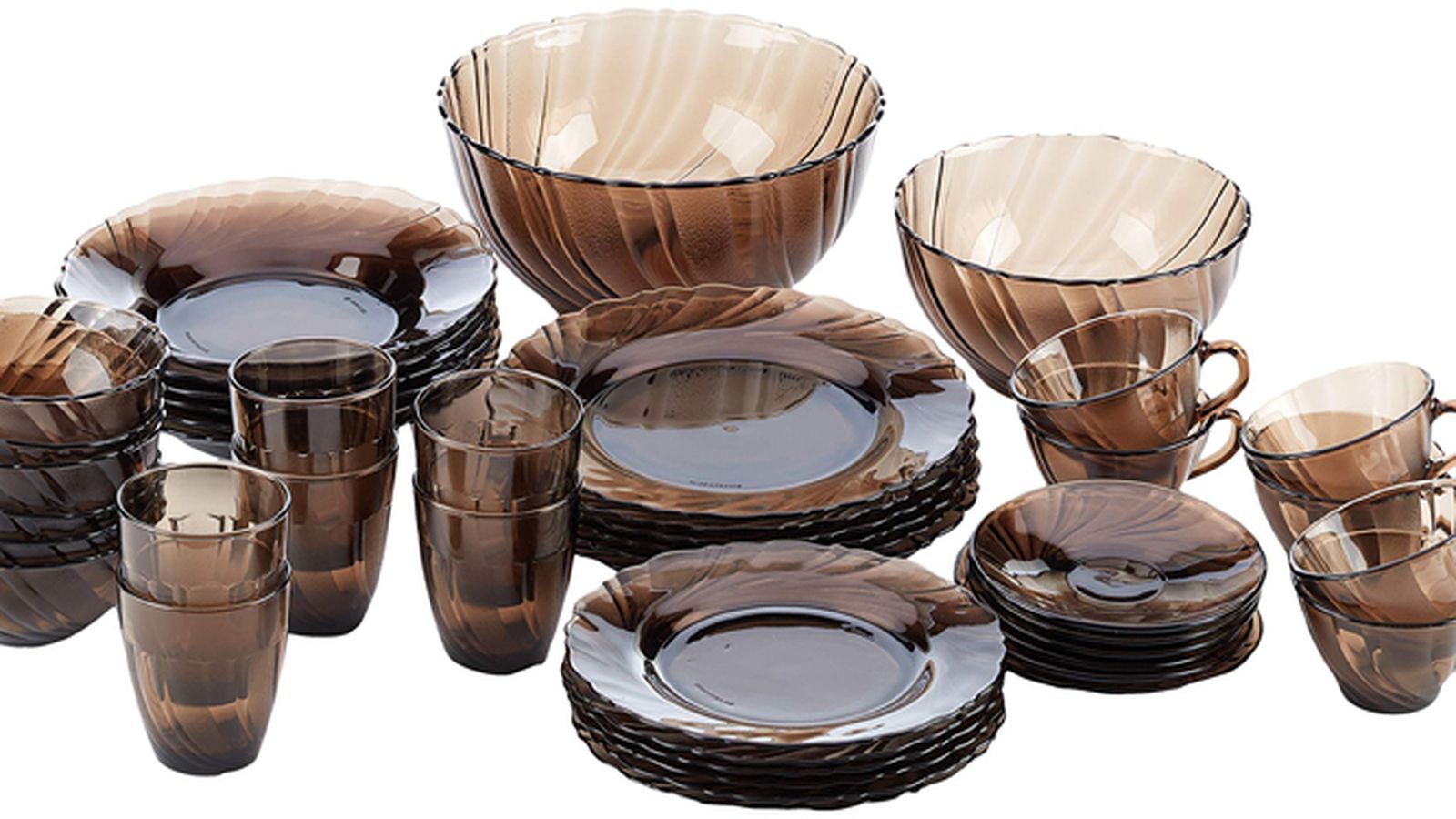 Una de las populares vajillas Duralex.