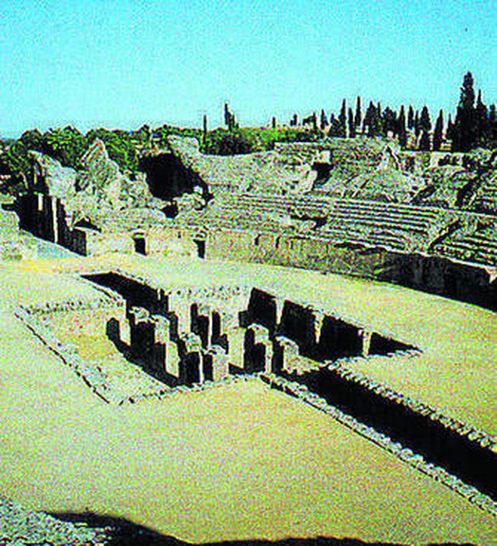 El anfiteatro de Itálica.
