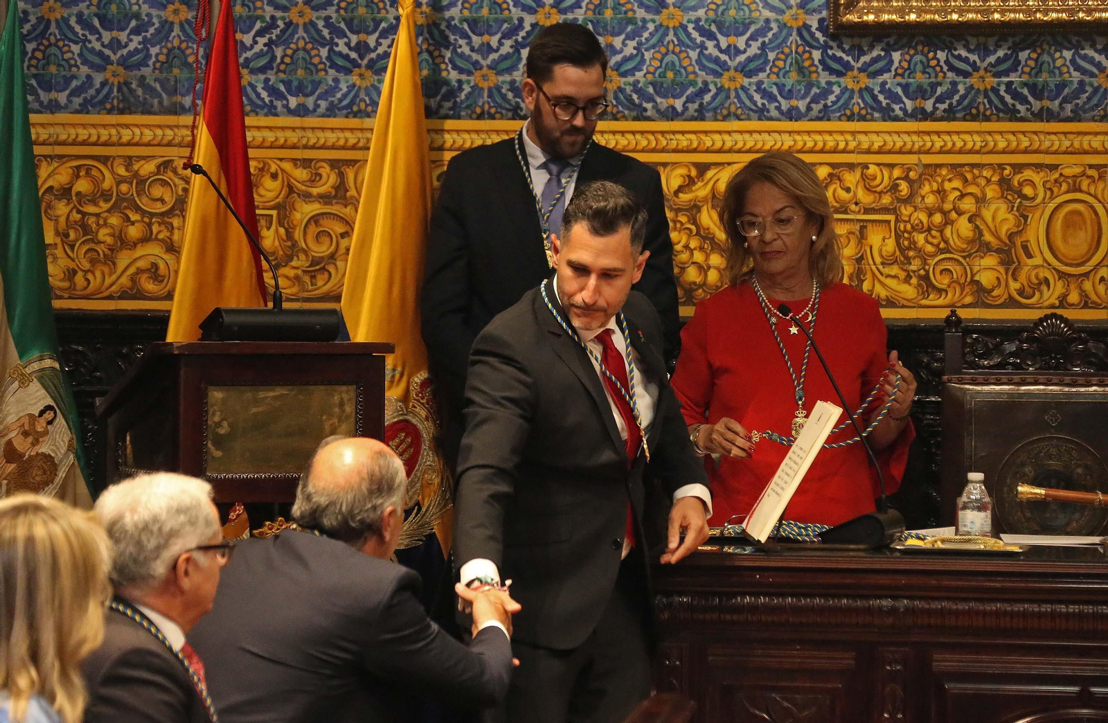 Fotos del pleno de investidura de José Ignacio Landaluce en Algeciras