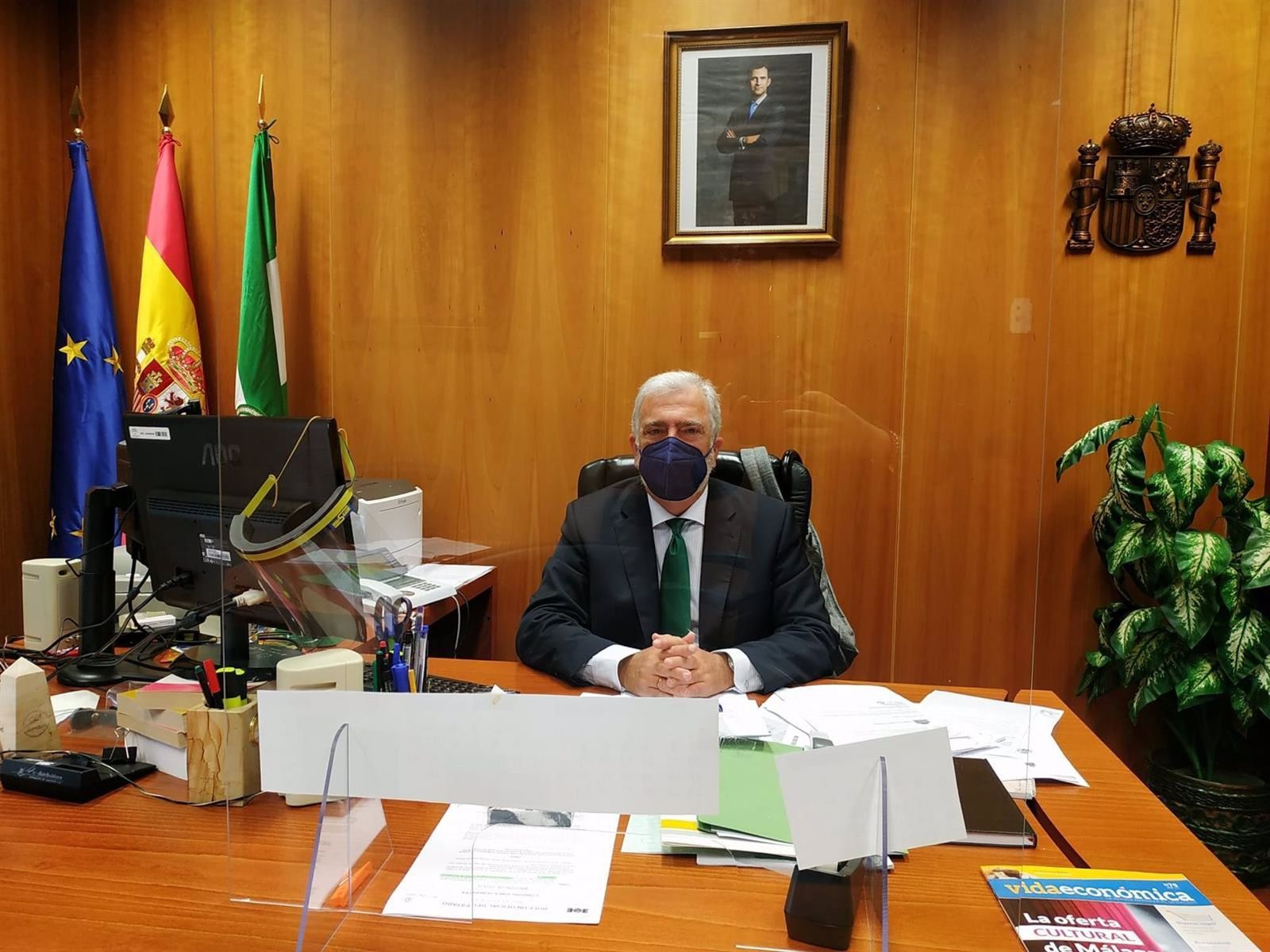 José María Páez, reelegido decano de los juzgados de Málaga capital