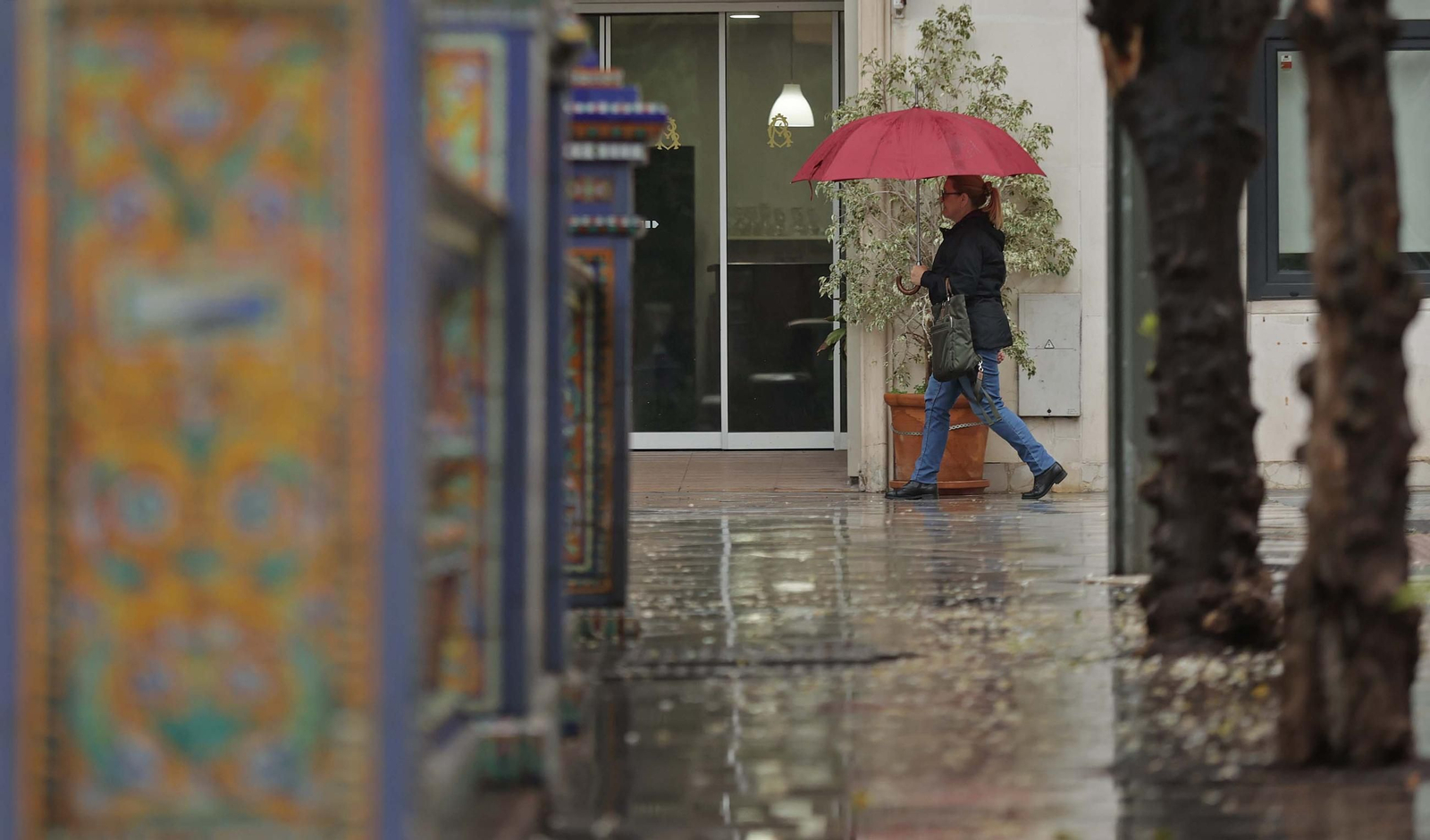 Fotos de la borrasca Laurence a su paso por Algeciras