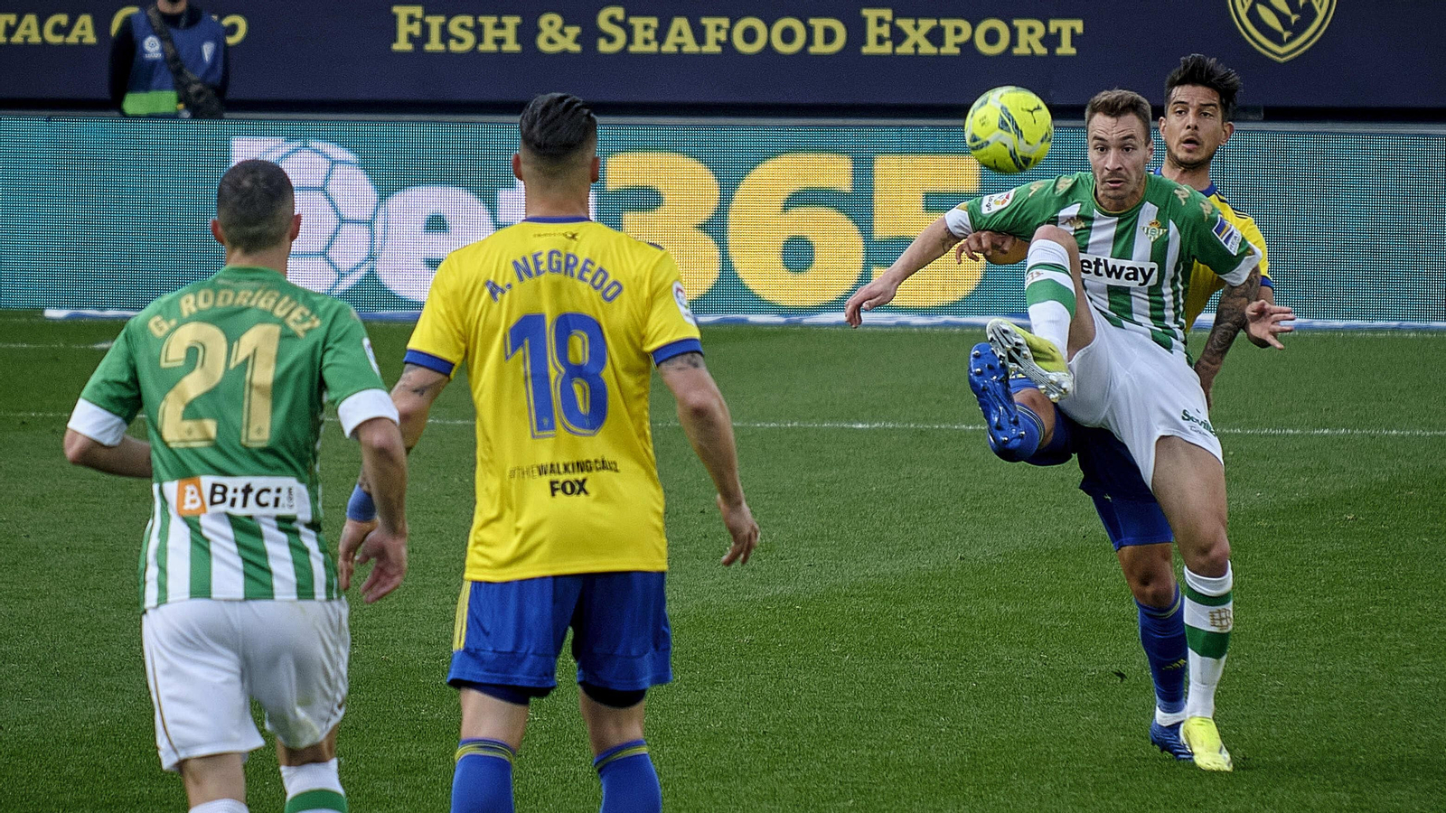 Partido Cádiz CF - Real Betis. Partido Cádiz CF - Real Betis.
