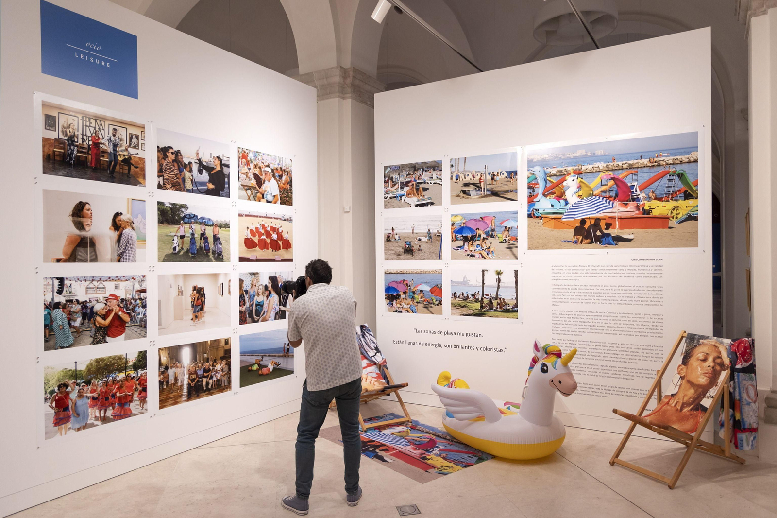 Algunas de las fotografías de Martin Parr para la muestra 'MálagaExpress'.
