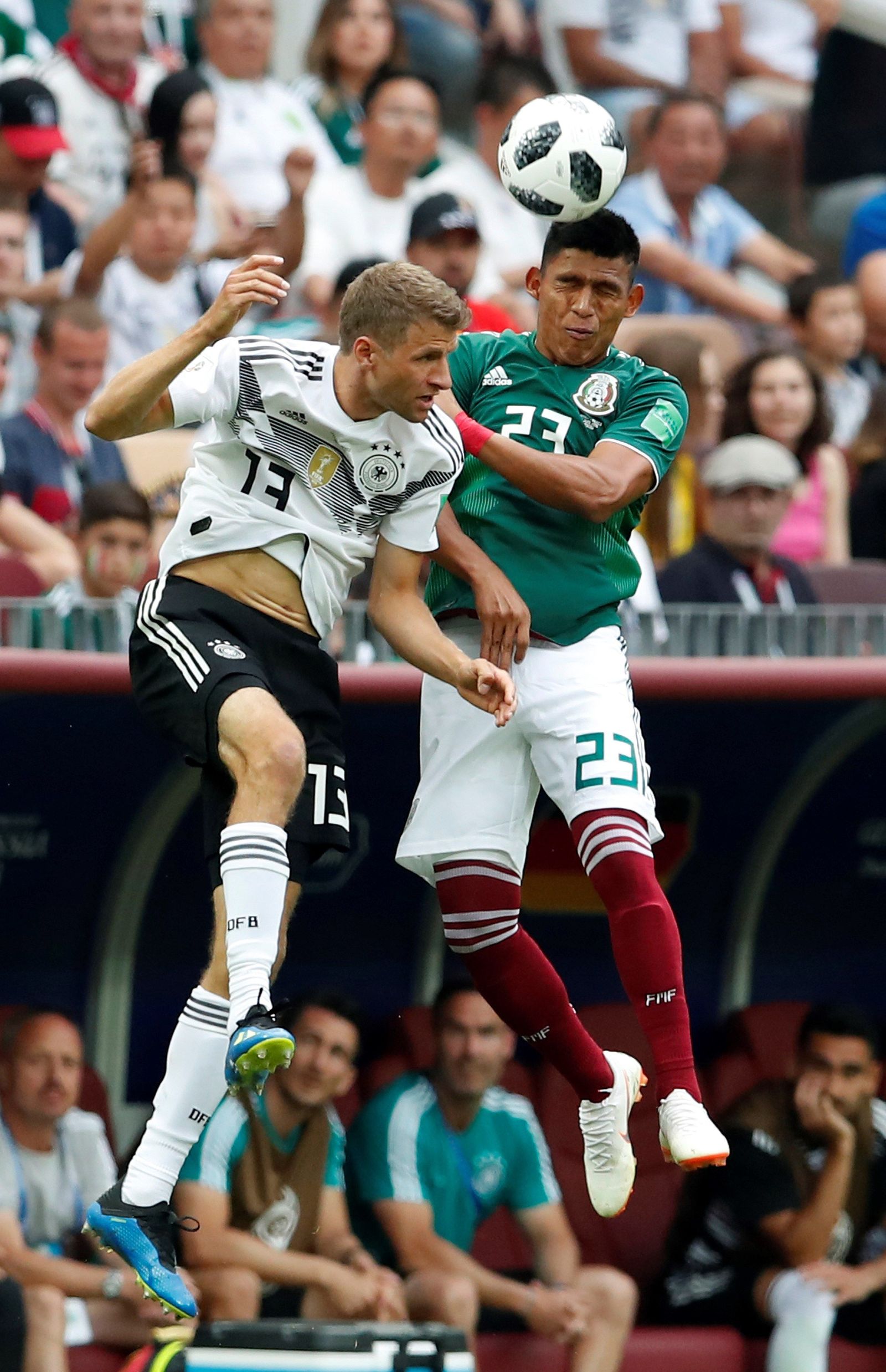 Las imágenes del Alemania-México