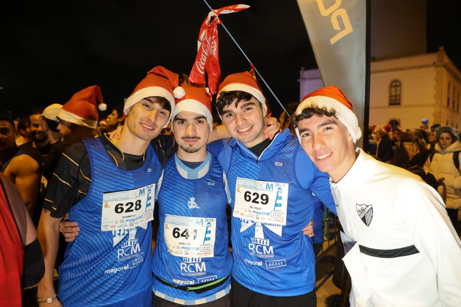Las fotos de la San Silvestre del Real Club Mediterráneo en Málaga