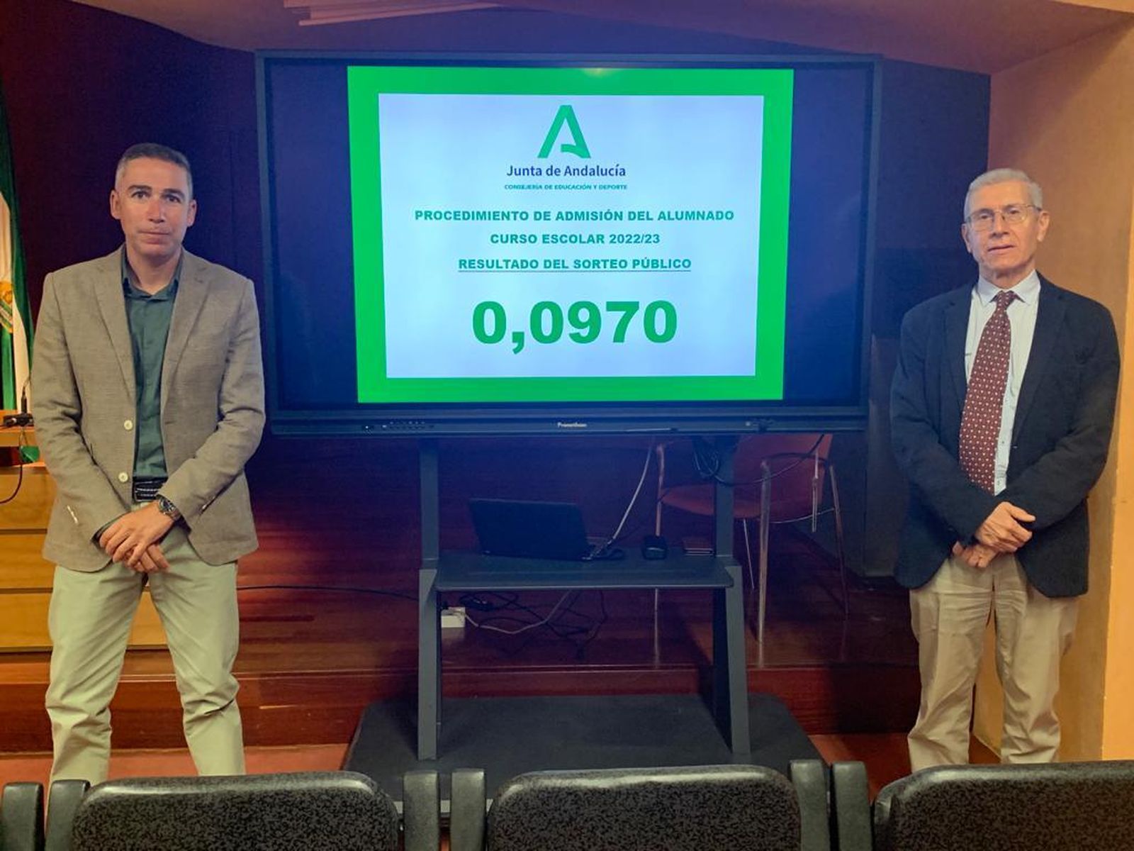 El número 0,0970 resolverá los empates de la escolarización en el curso 2022/23