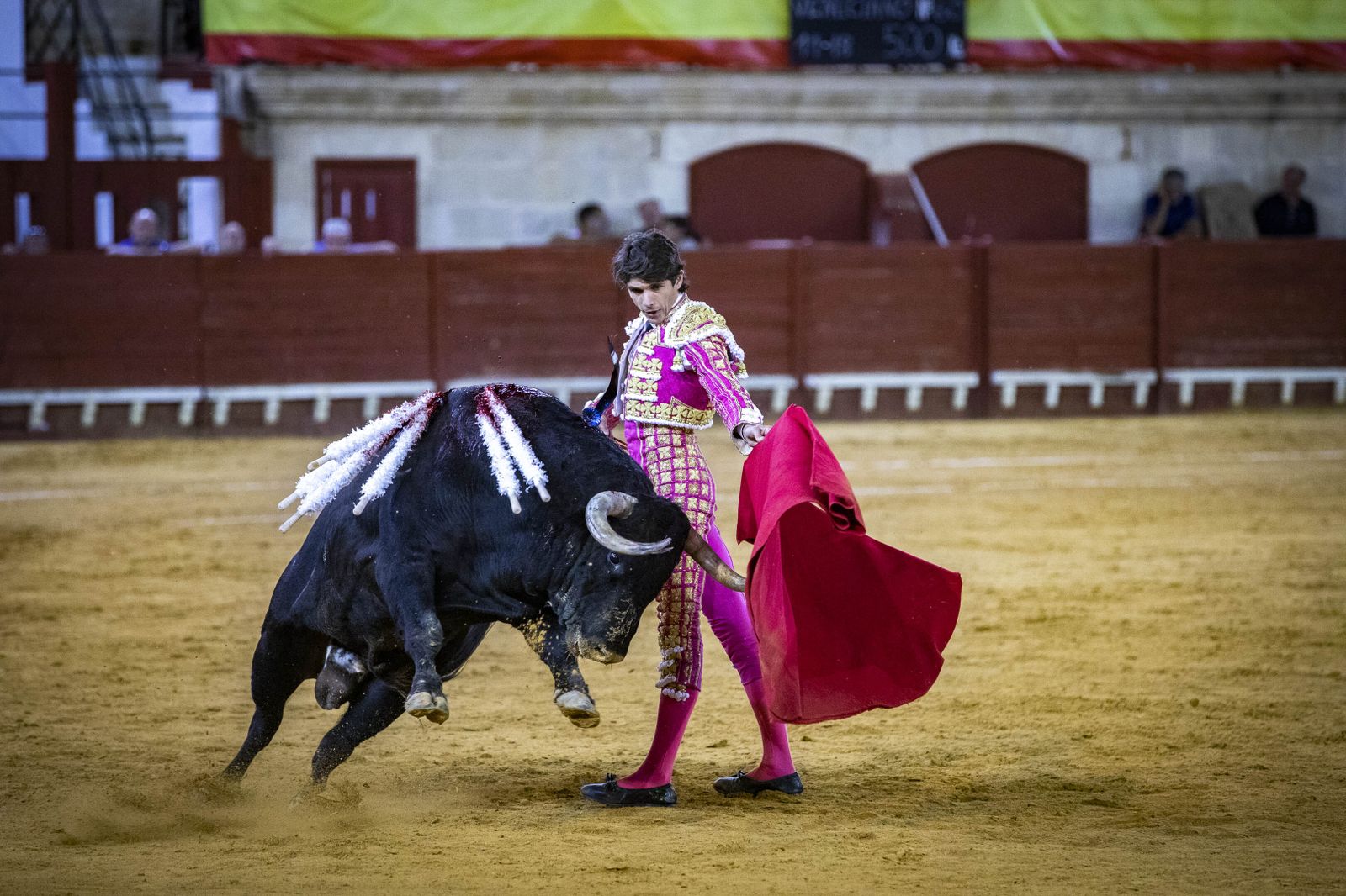 Diego Urdiales, Sebastián Castella y Daniel Luque, en la plaza de toros de El Puerto
