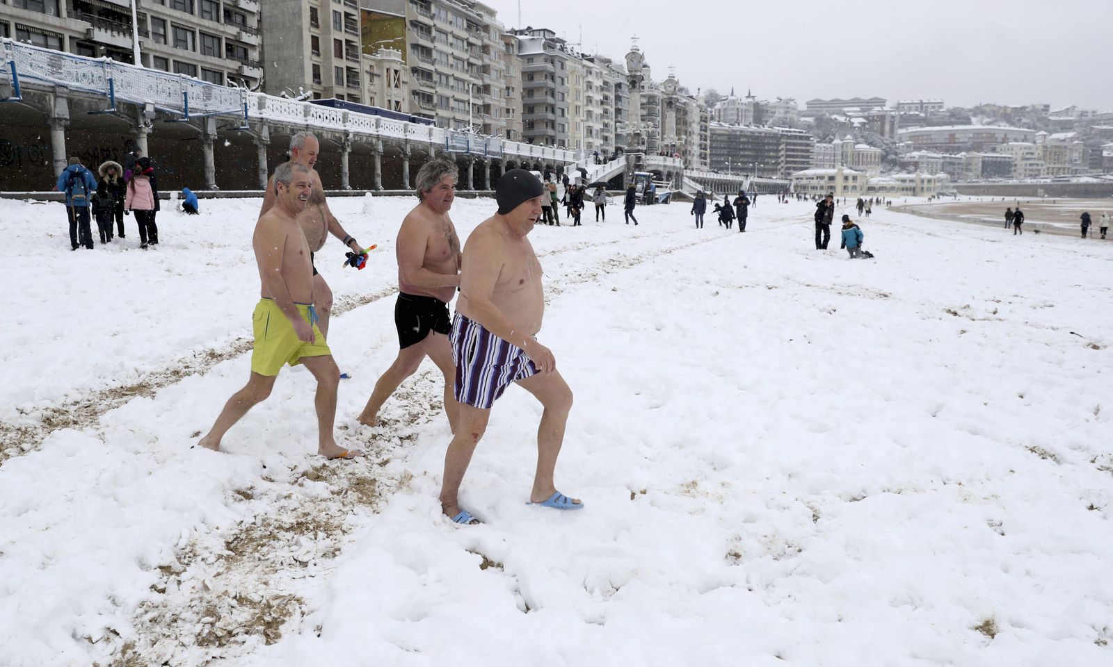 Temporal de frío y nieve en el norte del país.