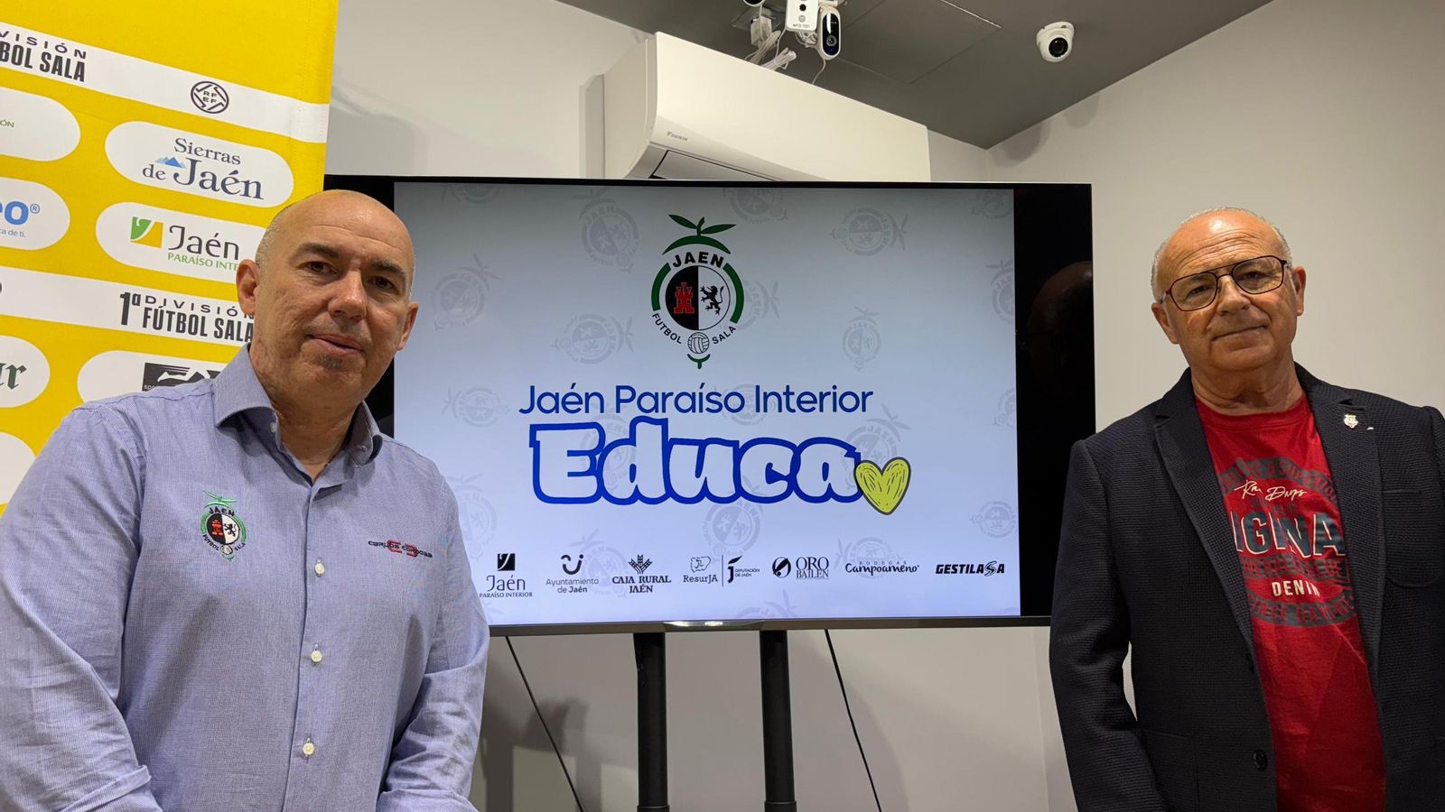 Dani Rodríguez y Germán Aguayo, en la presentación de la nueva edición de la iniciativa.