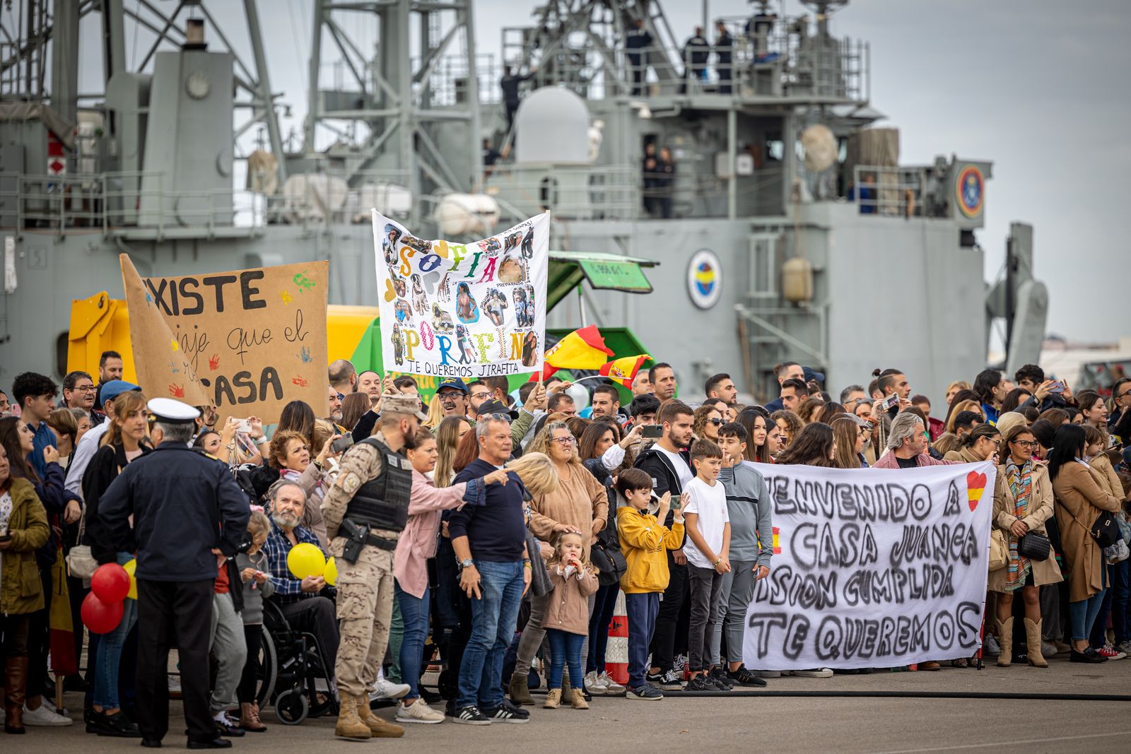 Imágenes del regreso de La fragata 'Numancia' a Rota tras participar en la operación Atalanta