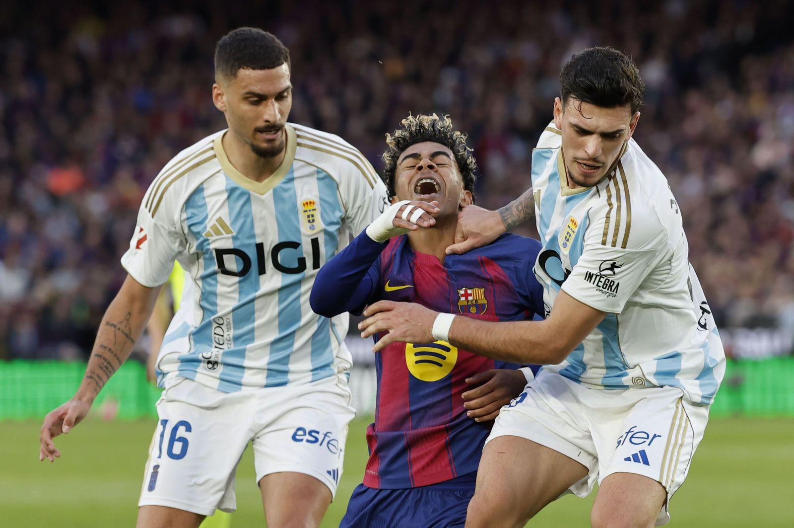 Las fotos del Barcelona-Oviedo