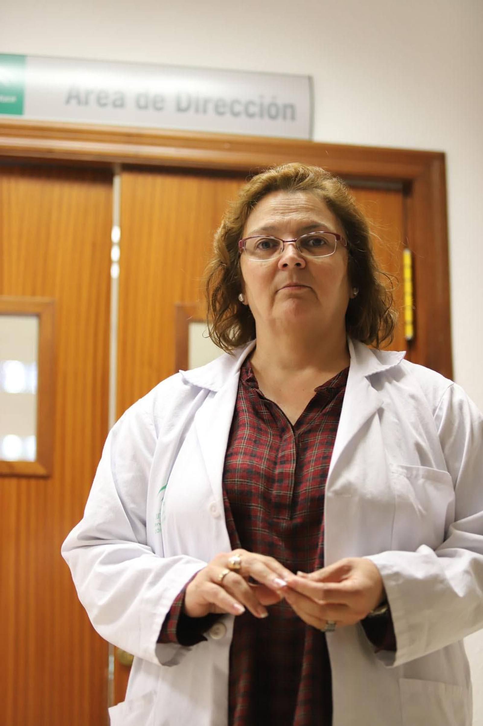 Paloma Hergueta en su primera entrevista poco después de su nombramiento.