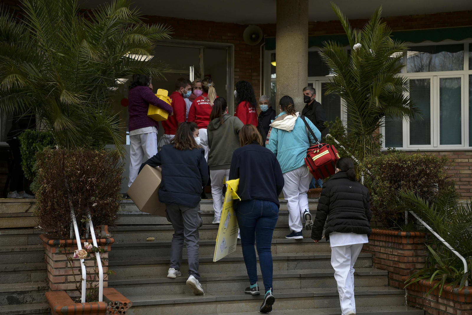 Fotos: segundo día de vacunas en Granada