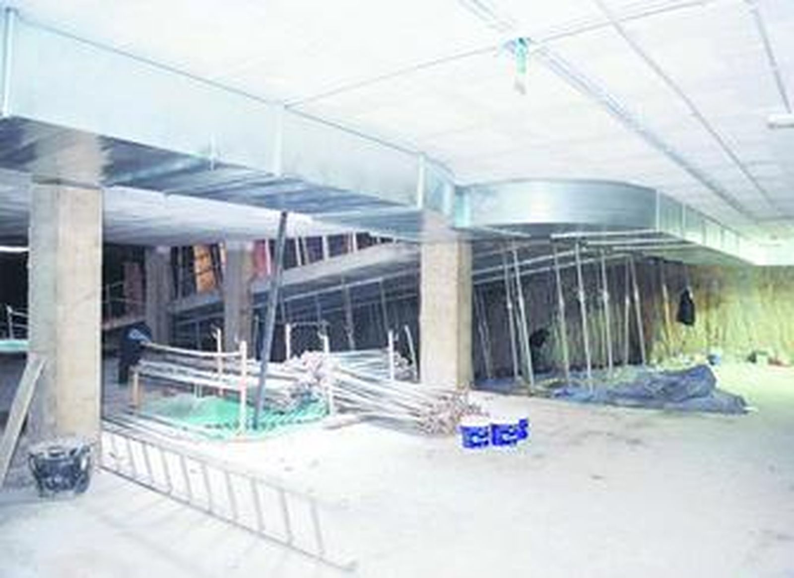 Interior de los aparcamientos de la plaza Emperador Carlos, en una imagen de archivo de febrero.