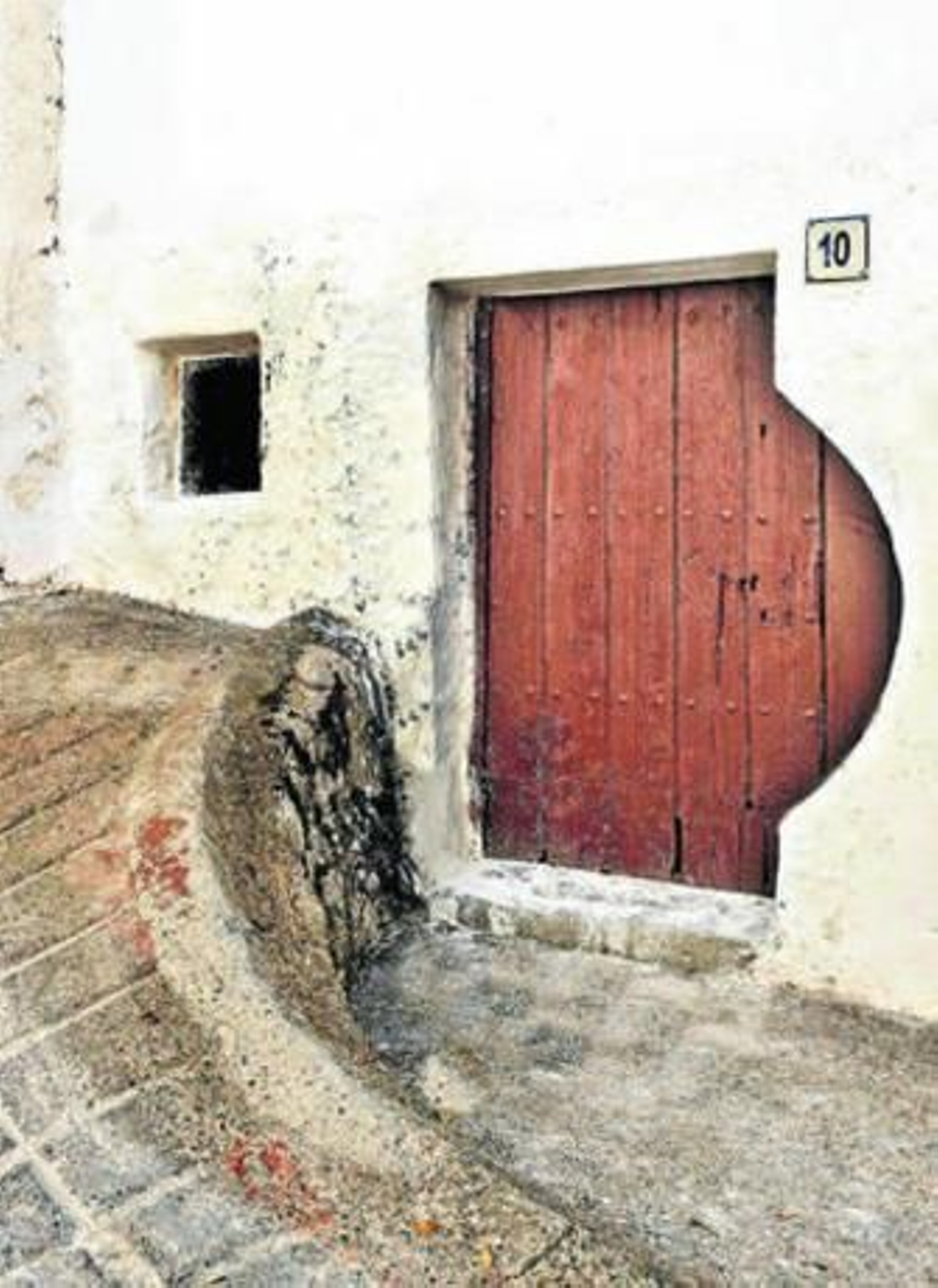 Obra titulada 'Puerta Barrilada' de Miguel Hidalgo que ha ganado el primer premio.