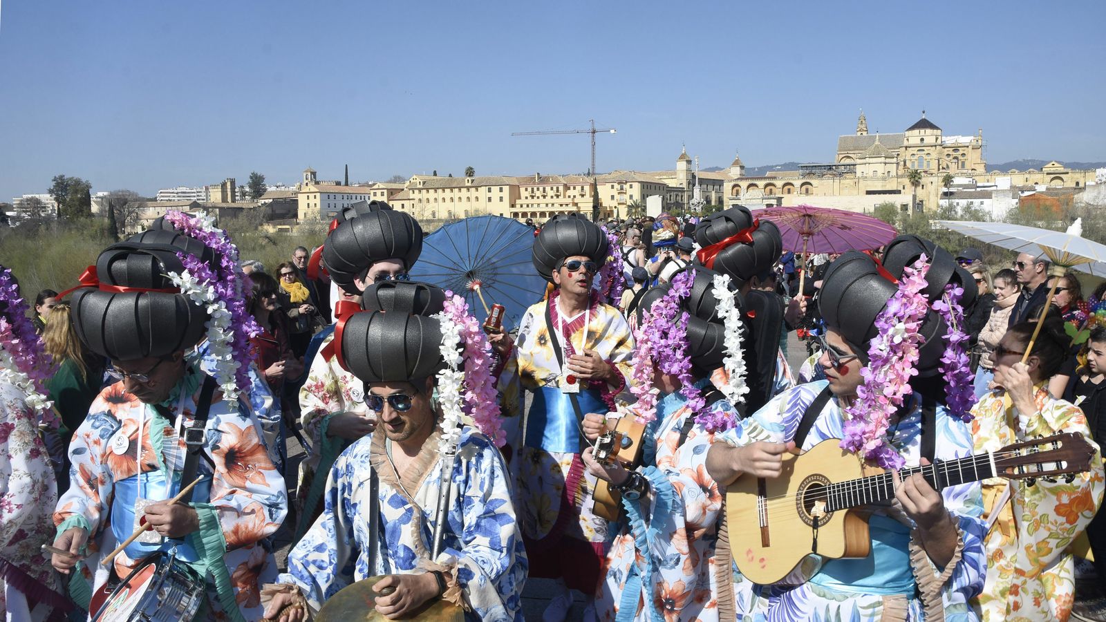 Uno de los grupos que participaron el año pasado en el desfile del Carnaval.
