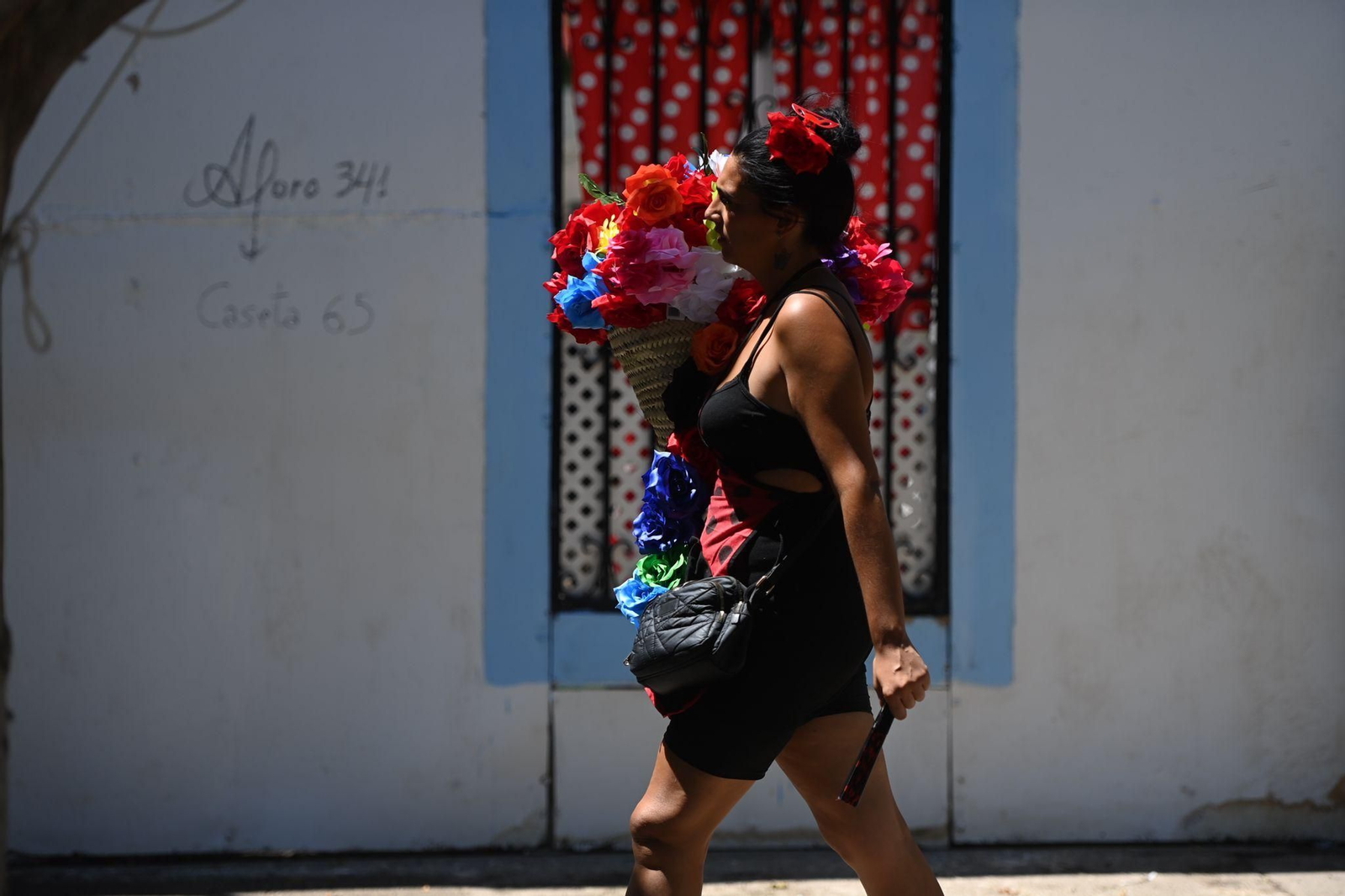 Las fotos del lunes festivo en la Feria en Málaga