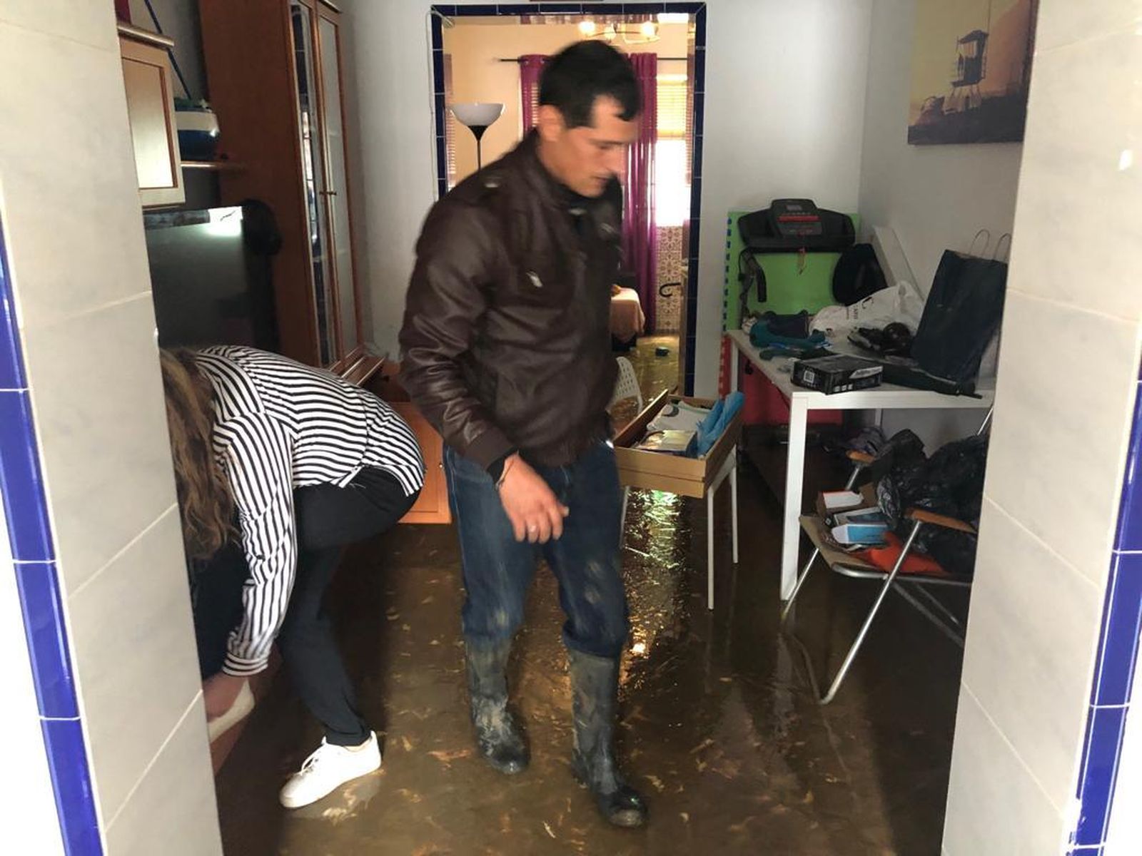 Inundaciones en viviendas de Lepe
