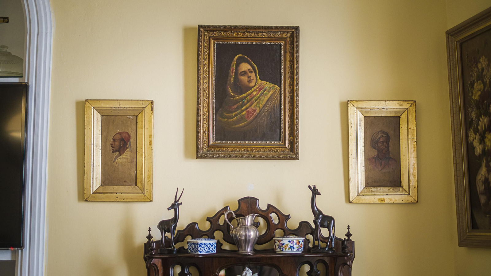 Interior de la casa en José del Toro