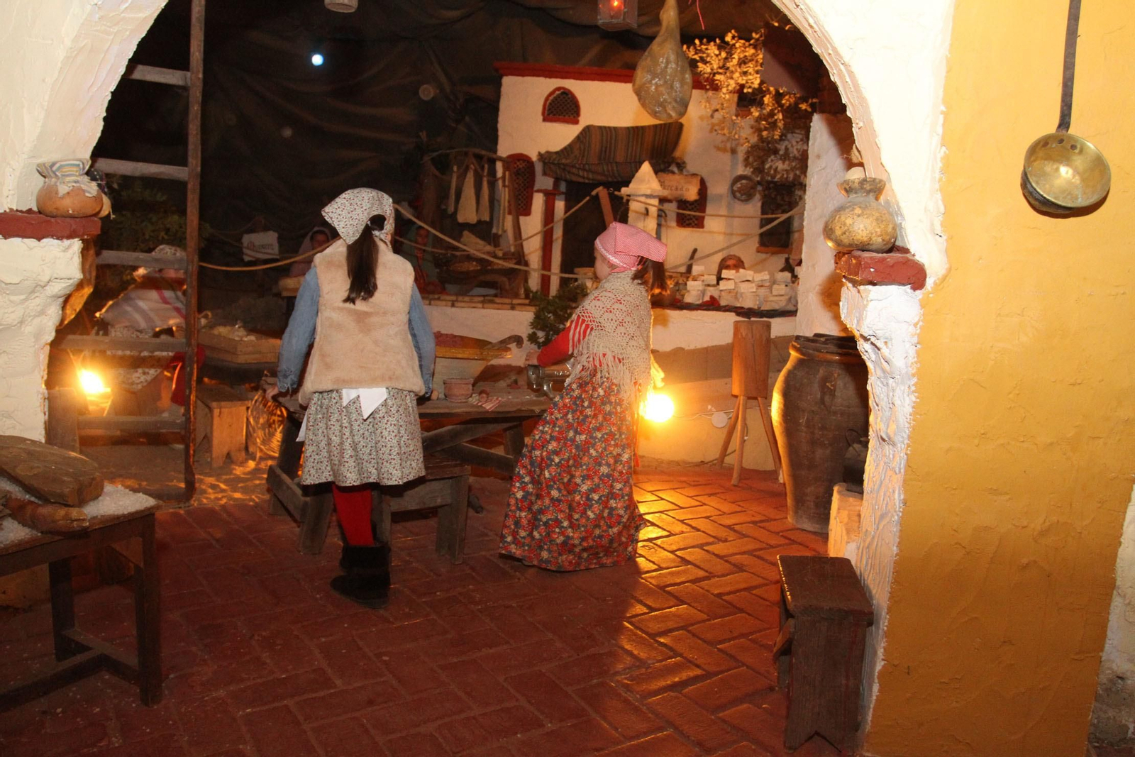 Imágenes de la inauguración del Belén viviente de Beas