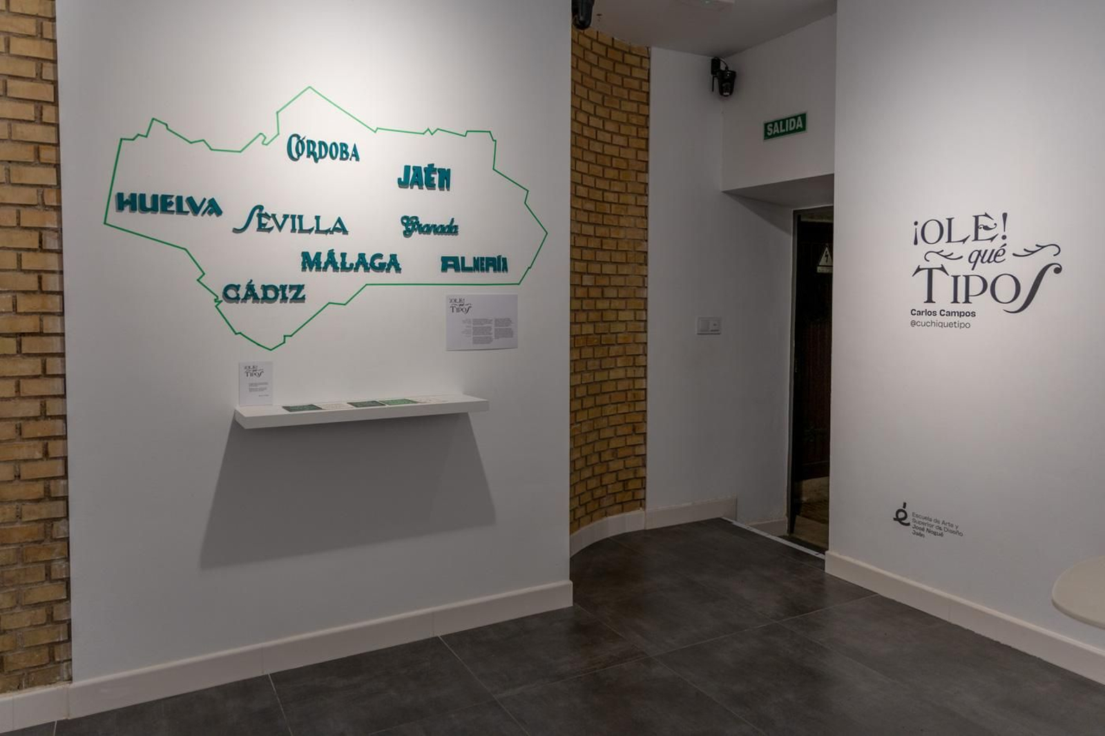 Todo lo que siempre quisiste saber sobre la tipografía andaluza en esta exposición de Carlos Campos que puedes ver en la Escuela de Arte José Nogué