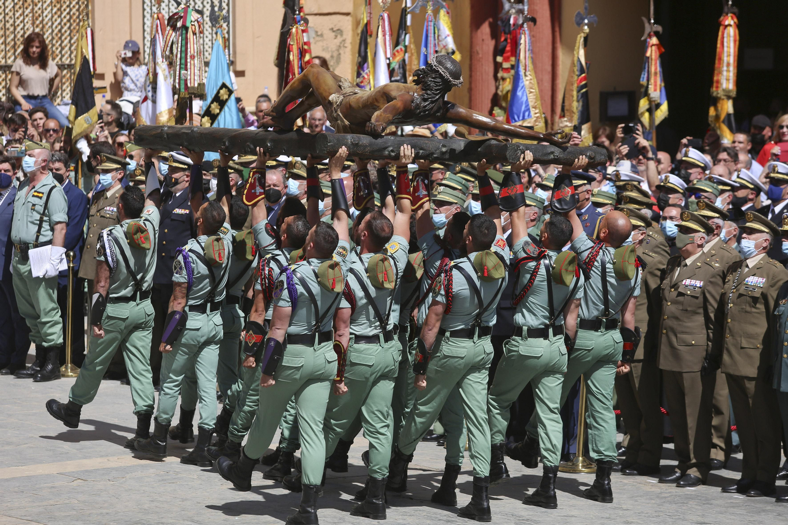 Las fotos de la Legión, en el Jueves Santo de Málaga