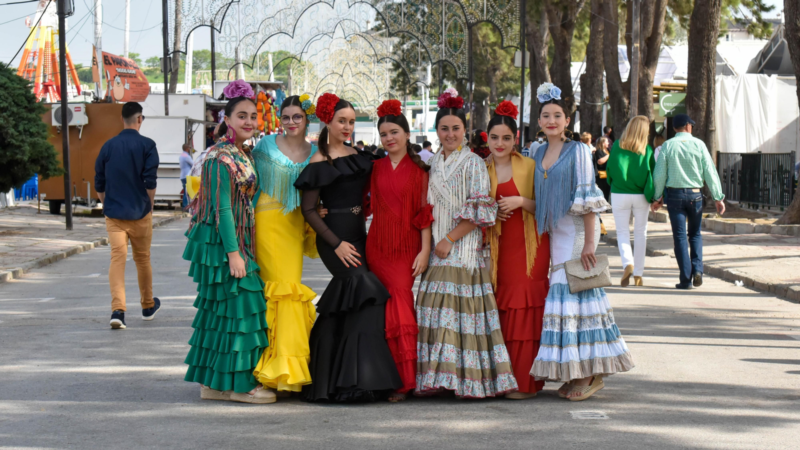 Fotos del viernes en la Feria de Los Barrios