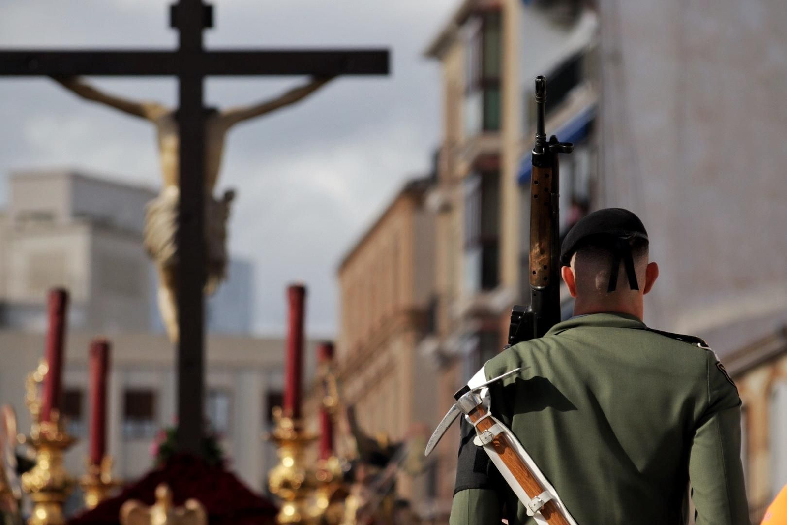 Las imágenes de Fusionadas en el Miércoles Santo en Málaga