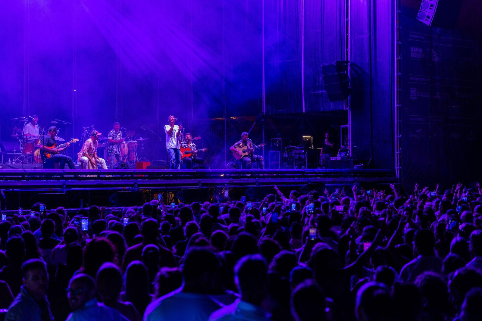Raúle, en concierto en el Bahía Sound de San Fernando