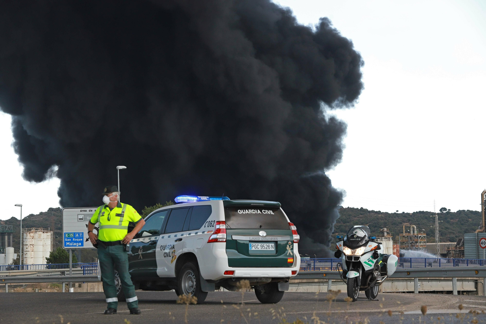 Incendio en la fábrica de Indorama