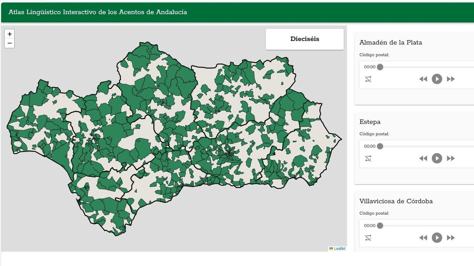 El Atlas Lingüístico Interactivo de los Acentos de Andalucía