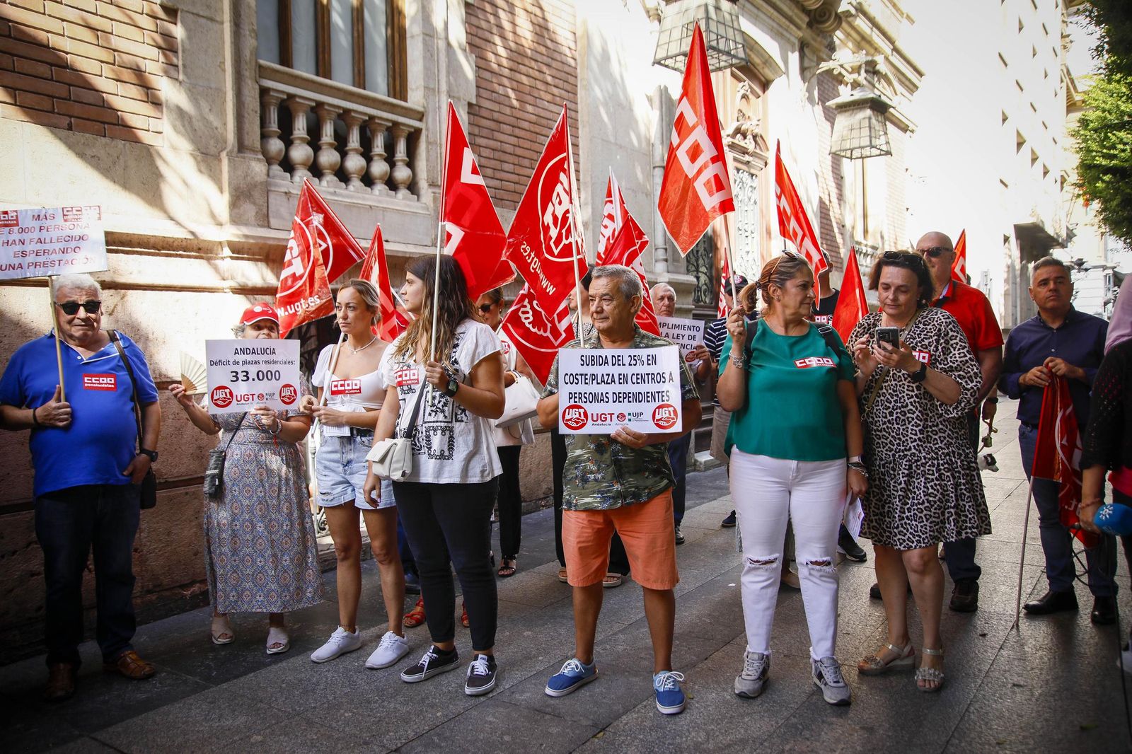 Las imágenes de la manifestación por la "ley de dependencia"
