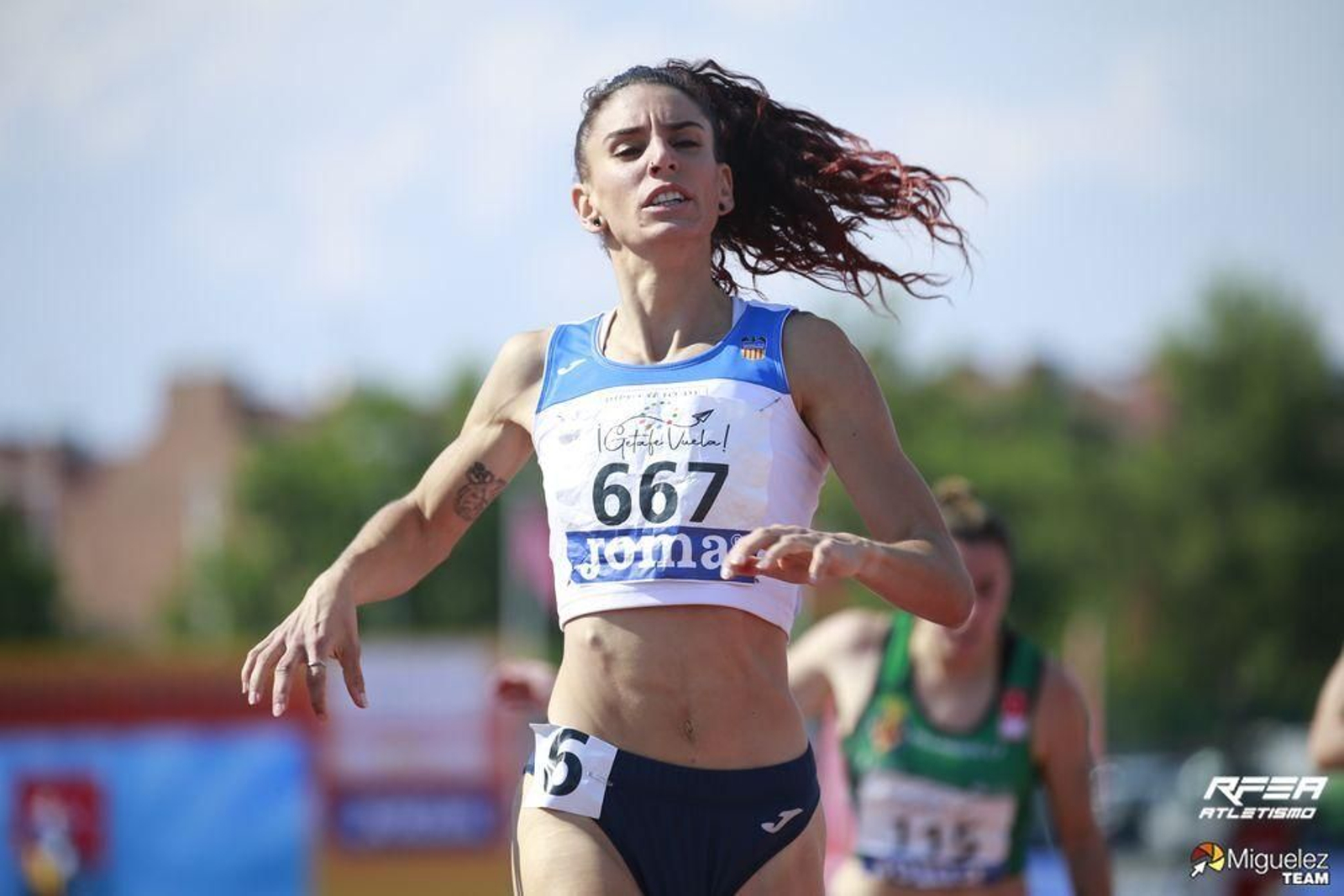 Laura Bueno demostró estar en un gran momento de forma.