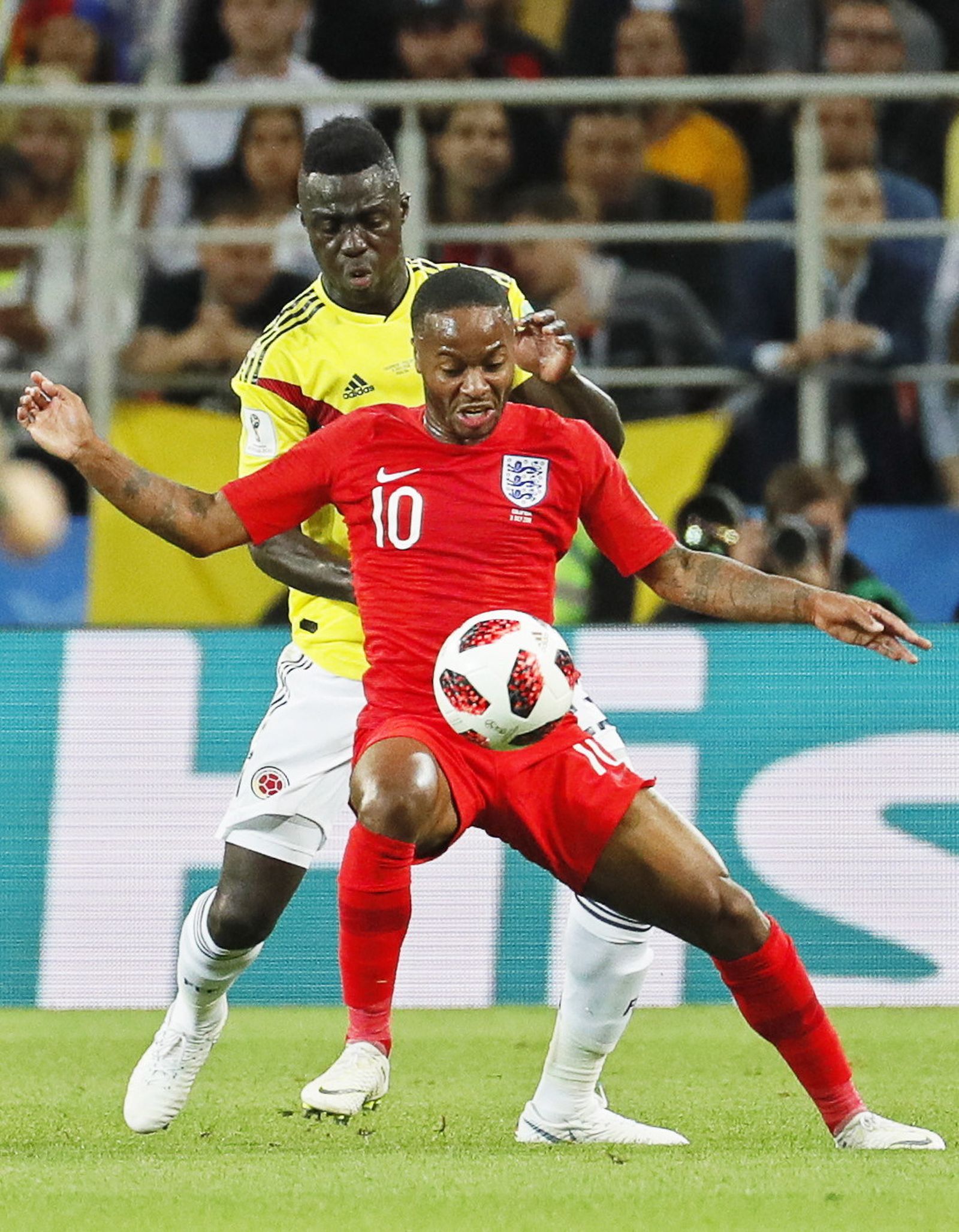 Las imágenes del Colombia-Inglaterra