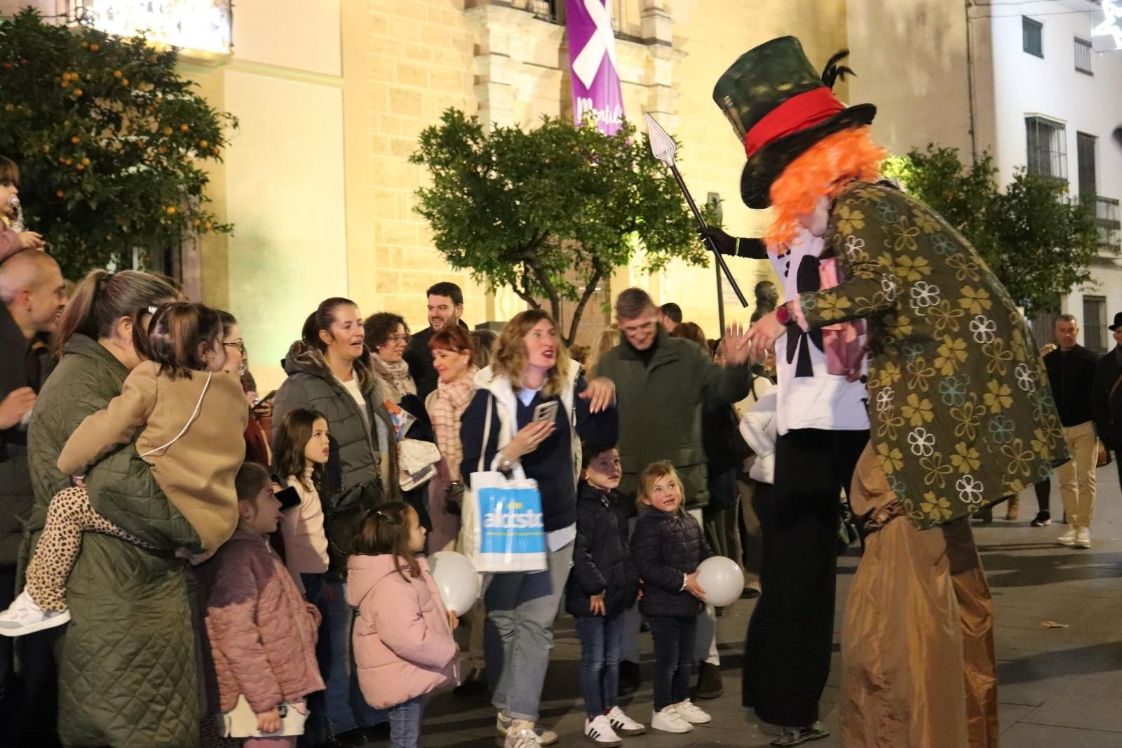 Inauguración del alumbrado especial de Navidad en Montilla