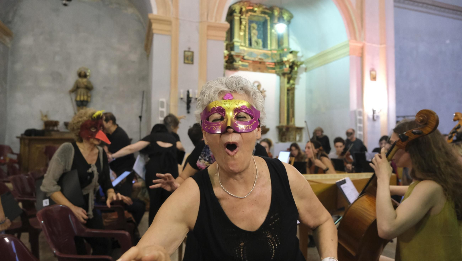 Ensayo general de la ópera de la academia musical de Vélez Blanco, en imágenes