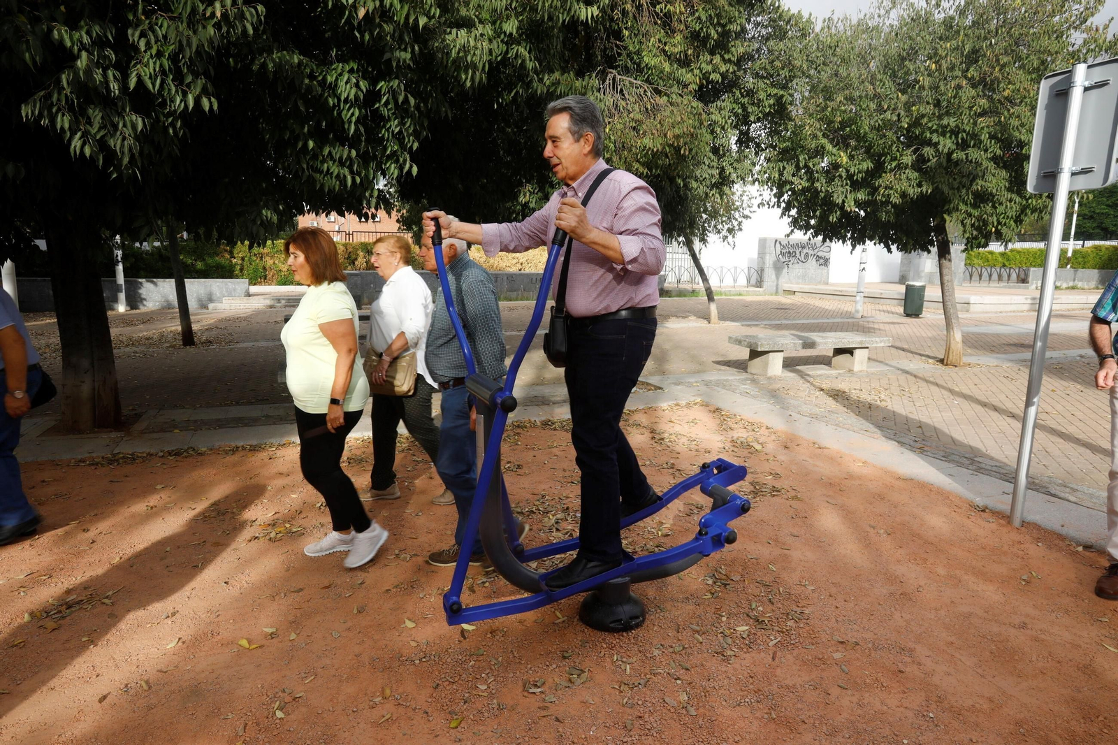 La inauguración del parque biosaludable de Levante, en imágenes