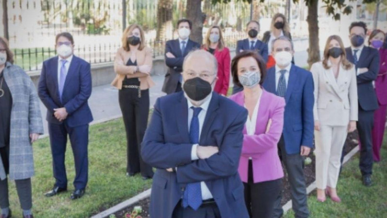 El equipo de Carlos Arias.