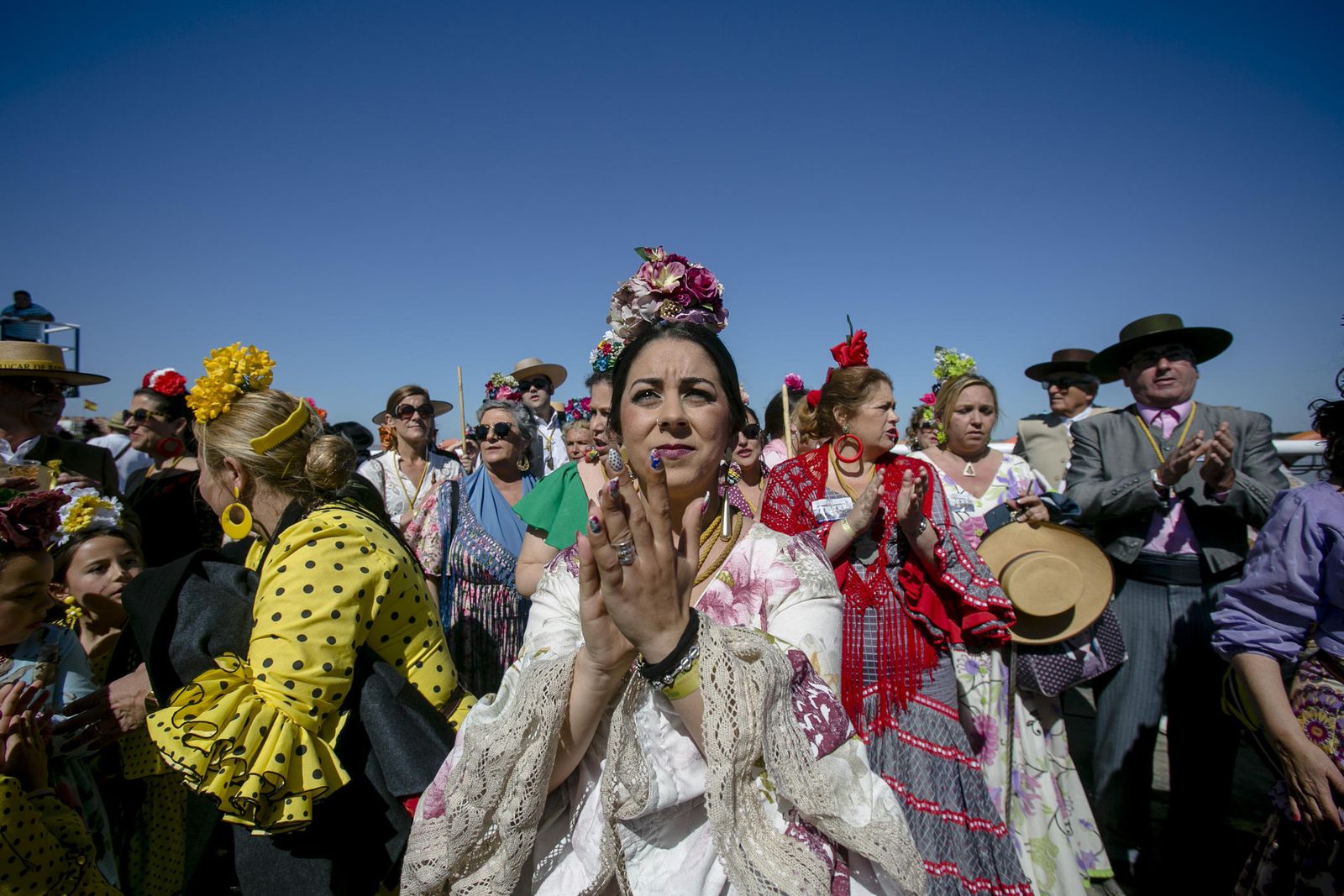 La hermandad de Sanlúcar cruza Bajo de Guía