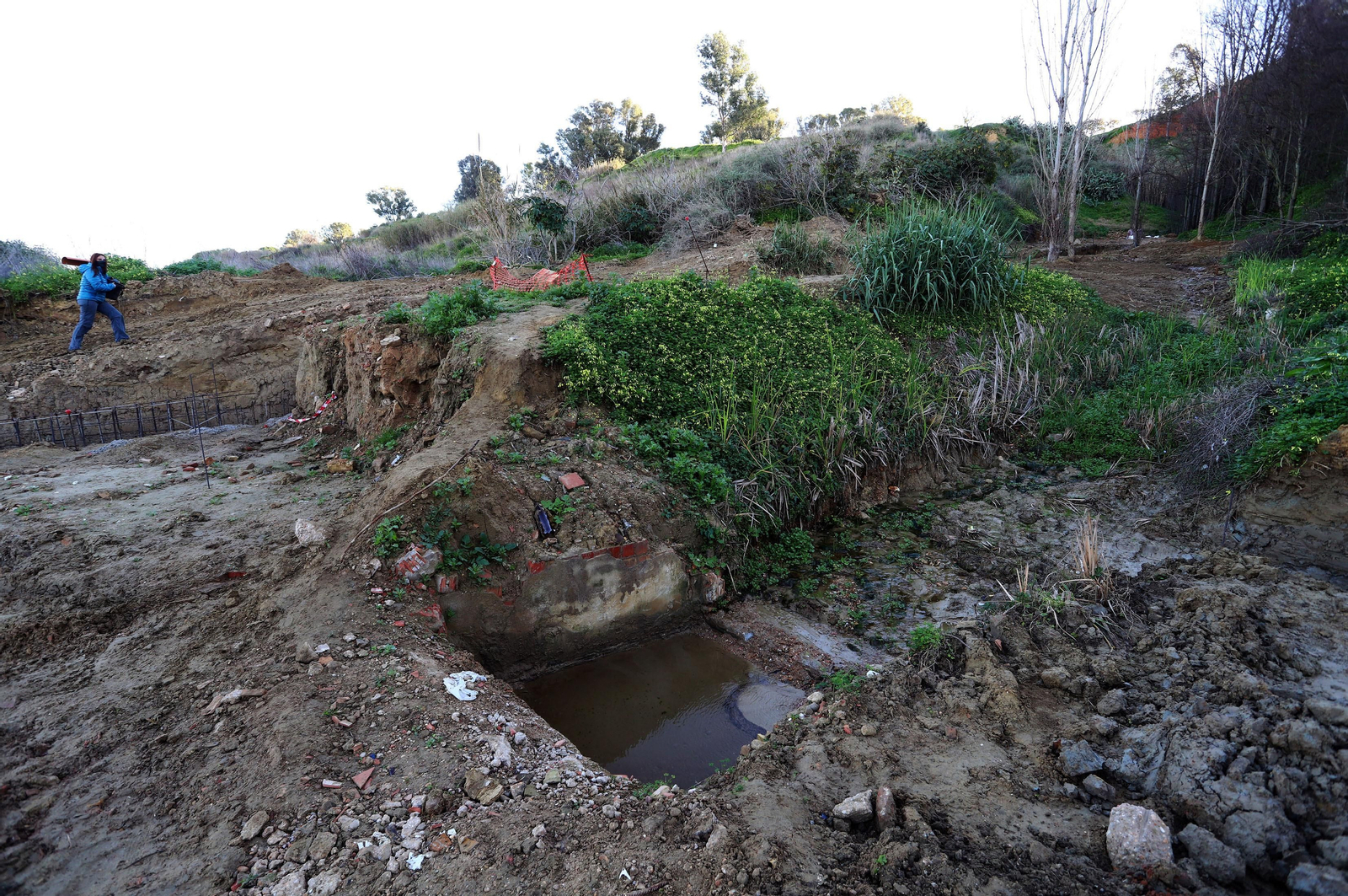 Imágenes de las obras de rehabilitación de la Fuente Vieja y su entorno