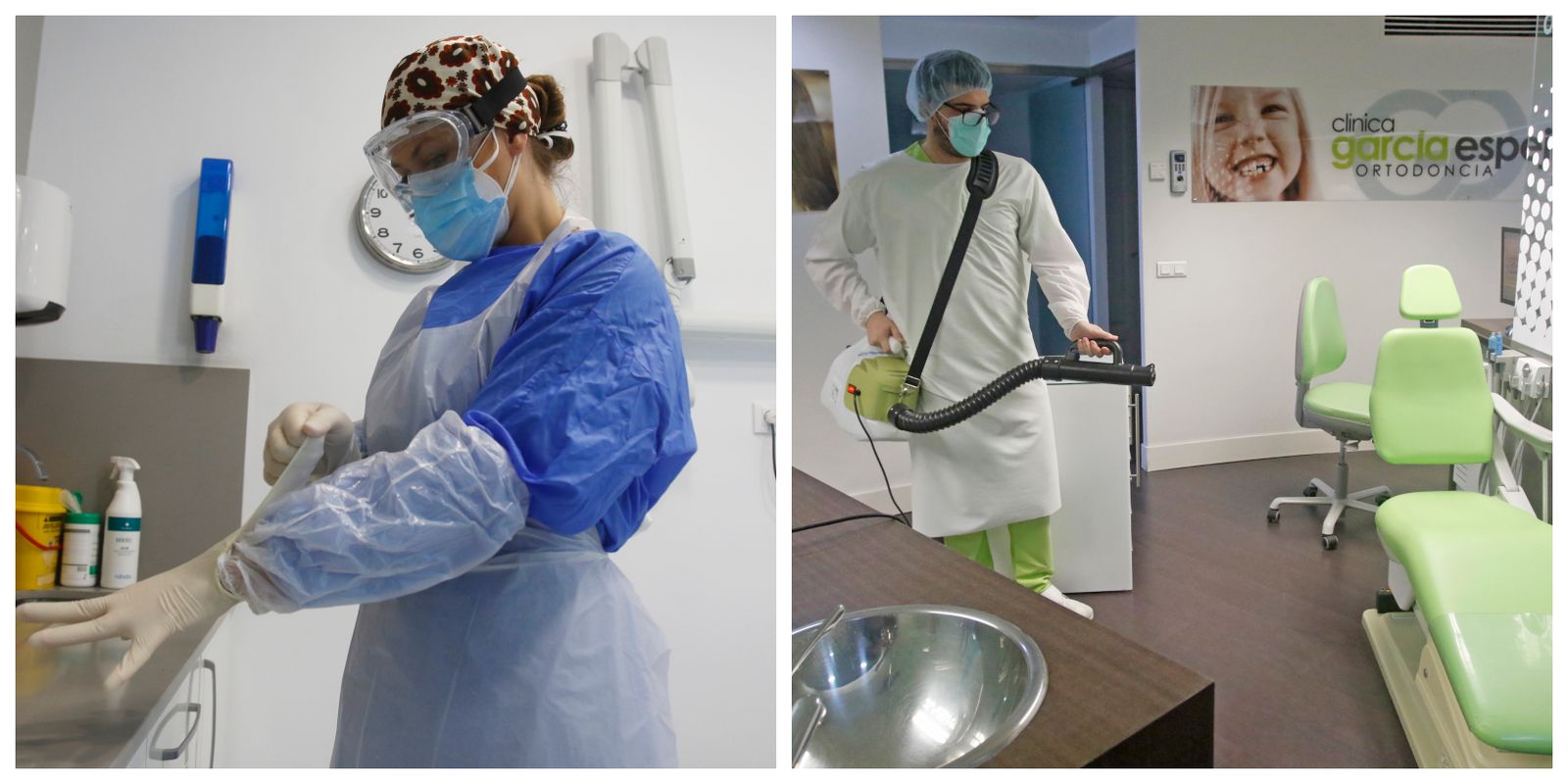 Profesionales de Dentalpro Margaritas y García Espejo Ortodoncia aplican los nuevos protocolos.