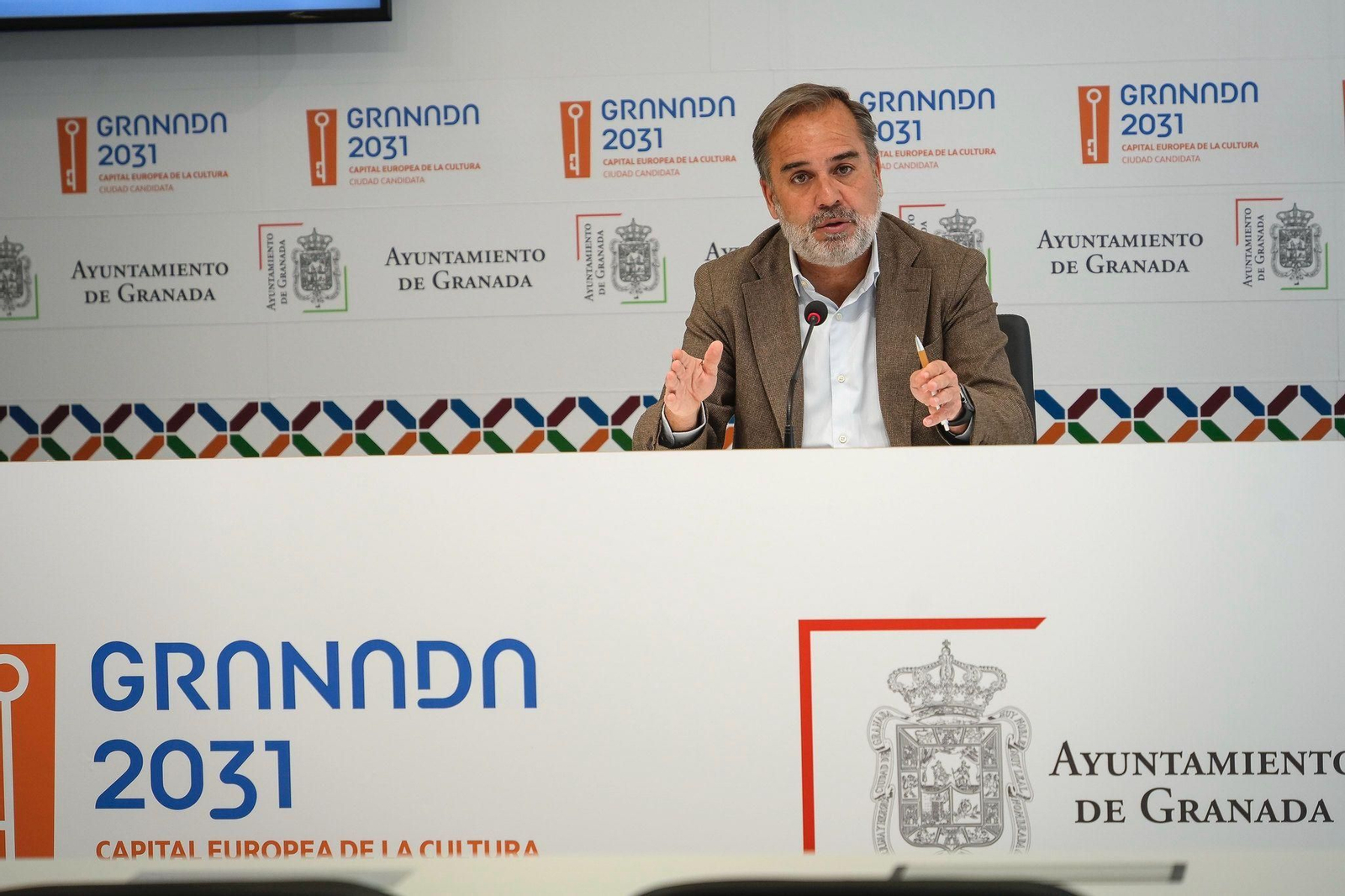 El concejal del PSOE de Granada, Jacobo Calvo